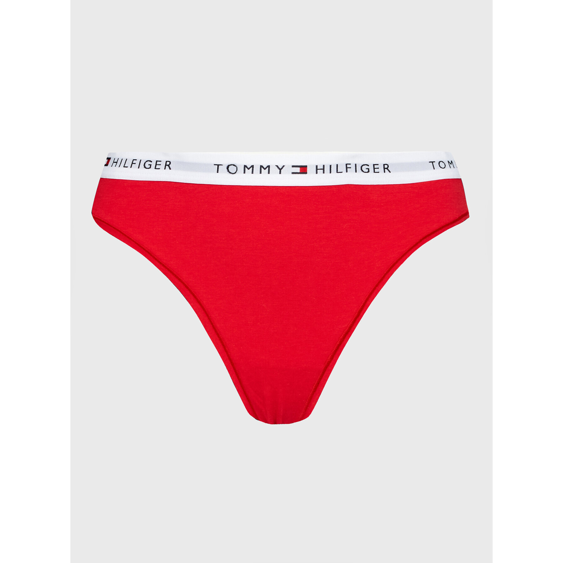 Tommy Hilfiger Curve Tanga UW0UW04017 Piros - Pepit.hu