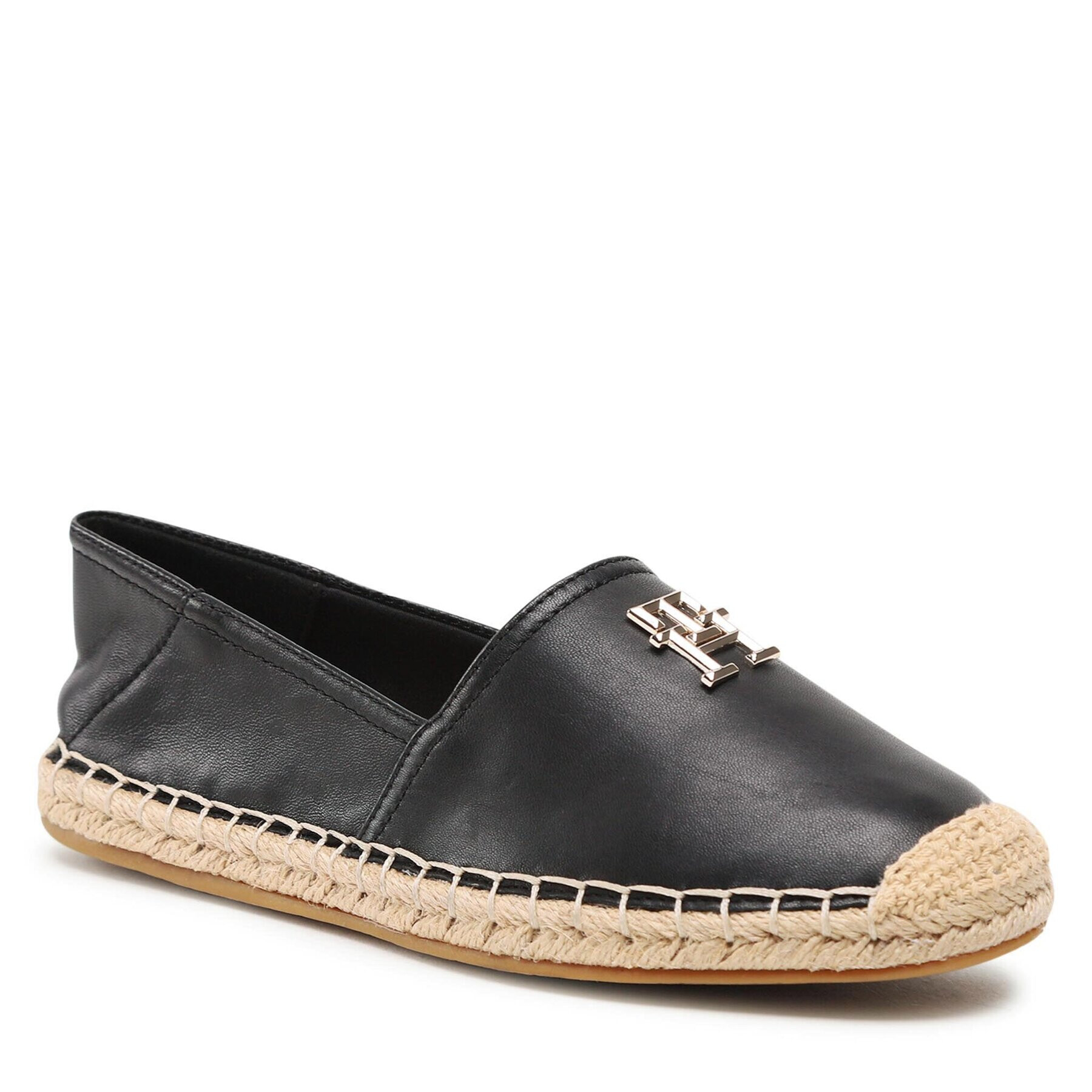 Tommy Hilfiger Espadrilles Essential Leather Espadrille FW0FW07100 Fekete - Pepit.hu