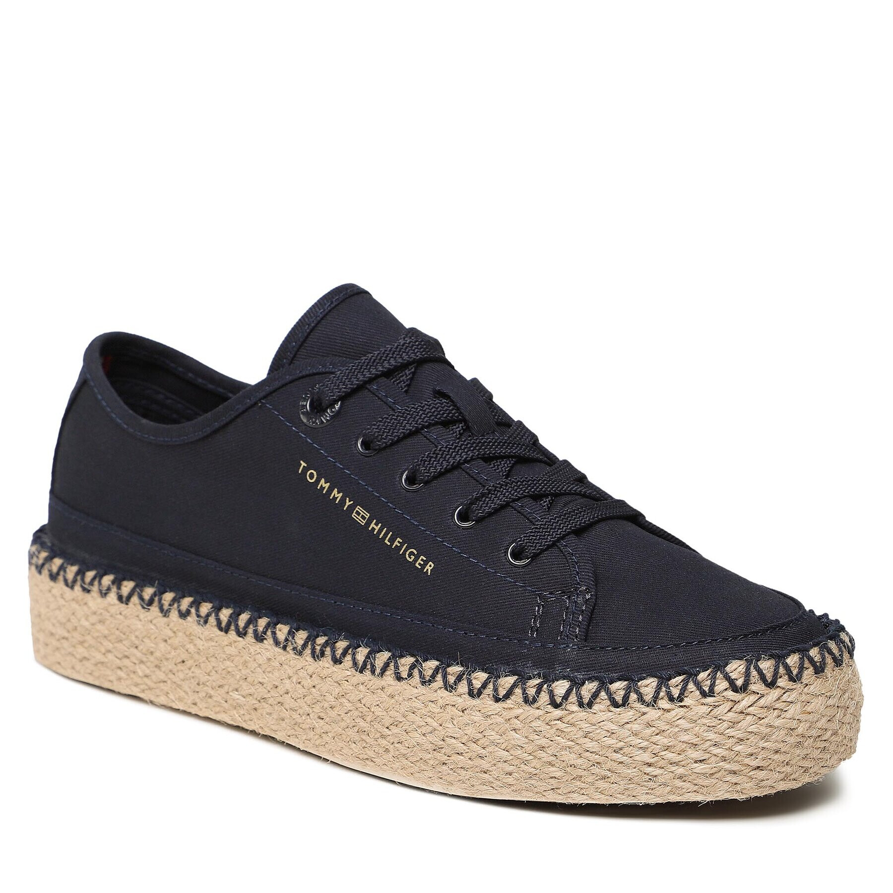 Tommy Hilfiger Espadrilles Rope Vulc Sneaker Corporate FW0FW07241 Sötétkék - Pepit.hu