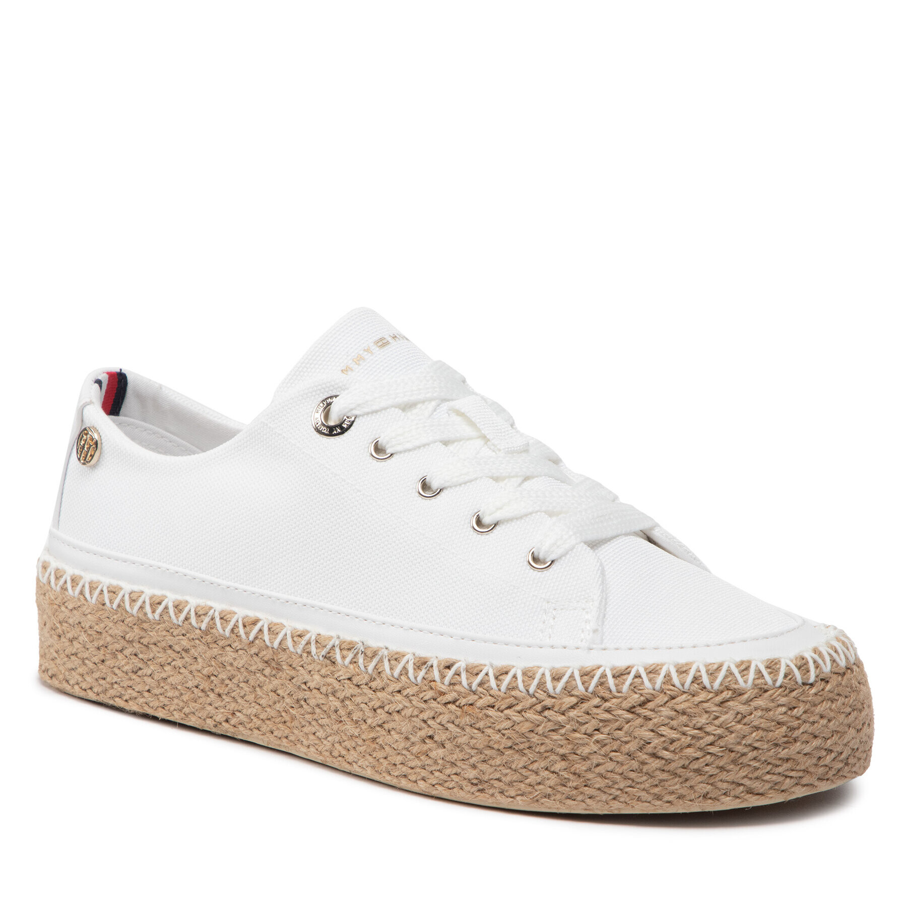 Tommy Hilfiger Espadrilles Rope Vulc Sneaker FW0FW06461 Fehér - Pepit.hu