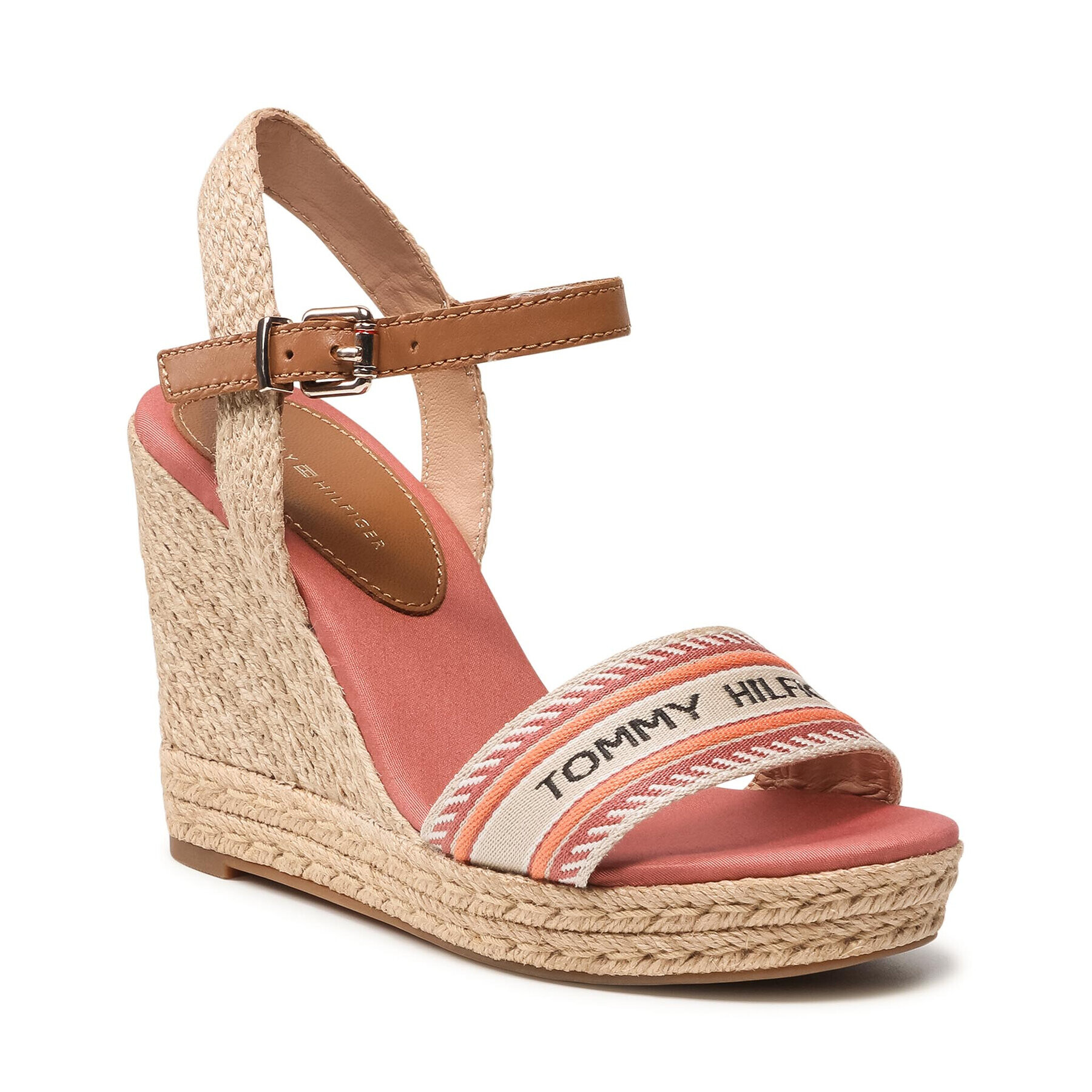 Tommy Hilfiger Espadrilles Th Artisanal High Wedge Sandal FW0FW05777 Színes - Pepit.hu