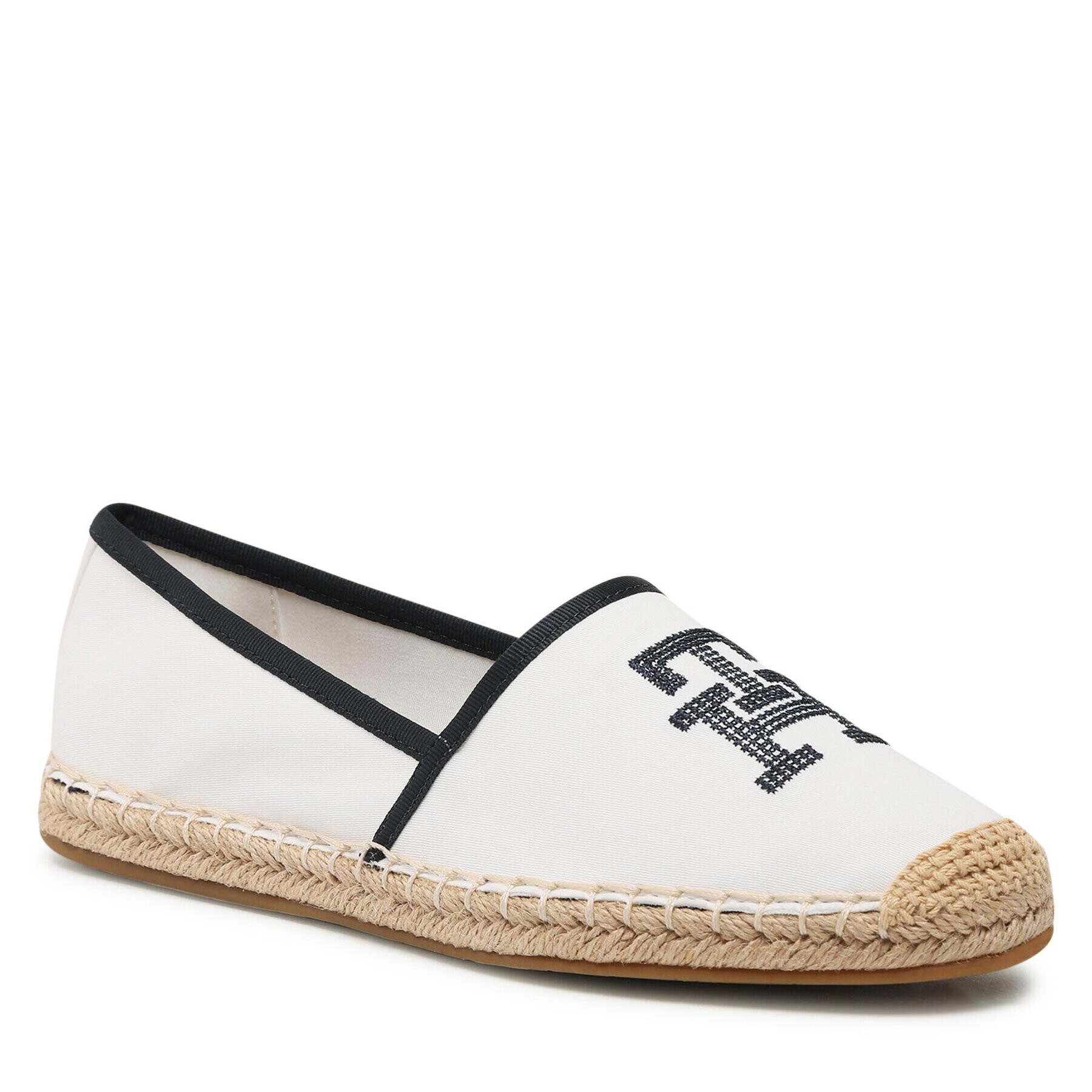 Tommy Hilfiger Espadrilles Th Embroiderred Espadrille FW0FW07101 Ekru - Pepit.hu