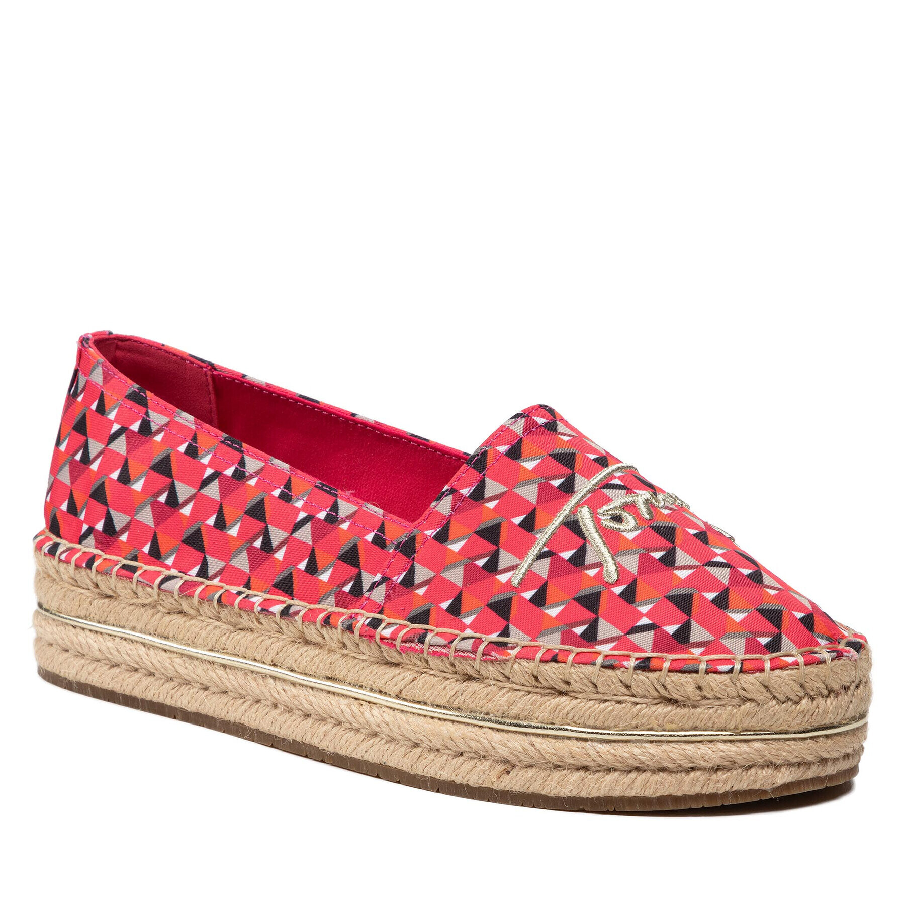 Tommy Hilfiger Espadrilles Th Geo Print Espadrille FW0FW06354 Rózsaszín - Pepit.hu