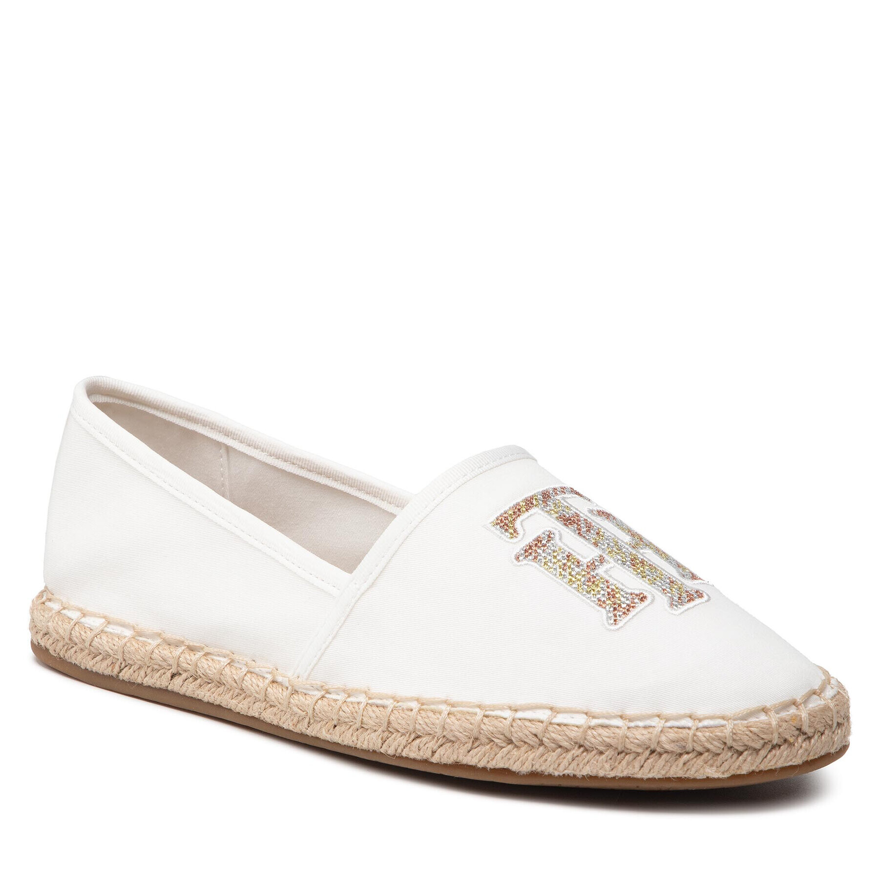 Tommy Hilfiger Espadrilles Th Logo Espadrille FW0FW06158 Fehér - Pepit.hu