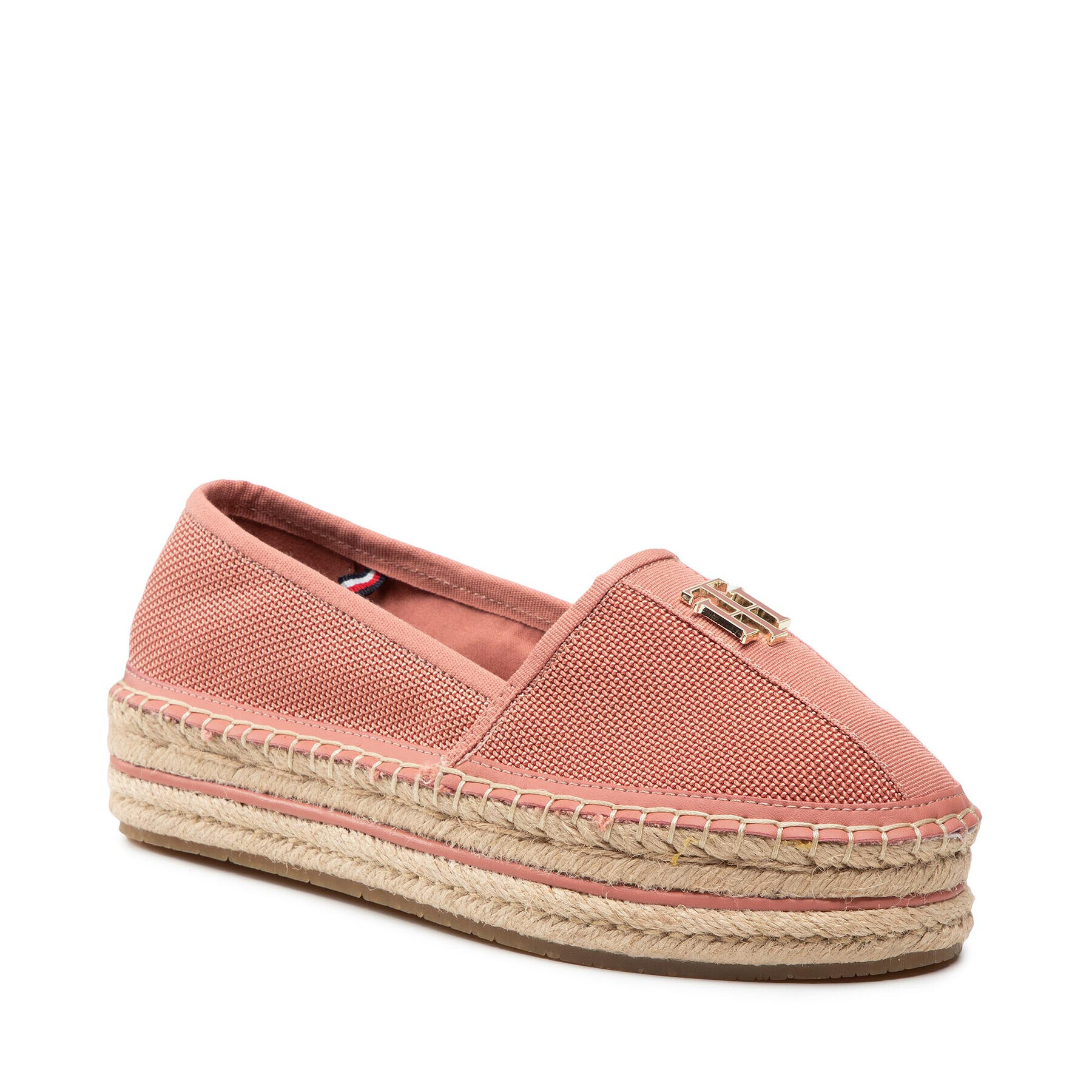 Tommy Hilfiger Espadrilles Th Mesh Flatform Espadrille FW0FW05789 Rózsaszín - Pepit.hu