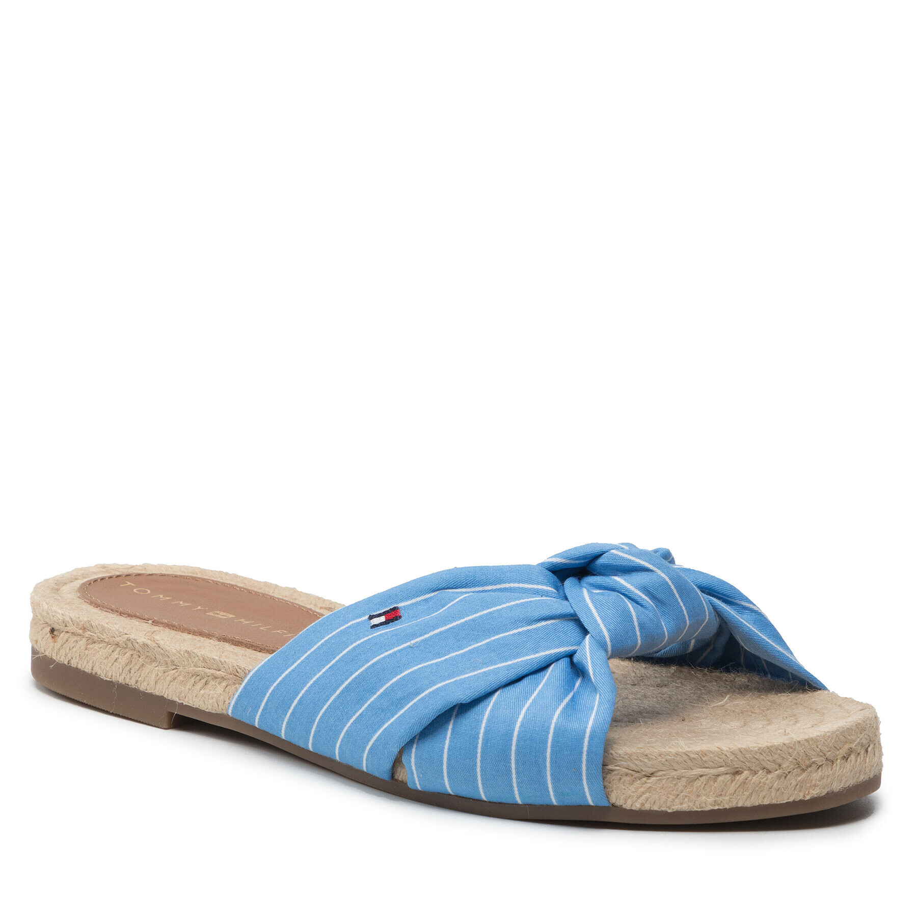 Tommy Hilfiger Espadrilles Th Stripes Flat Espadrille FW0FW06529 Kék - Pepit.hu