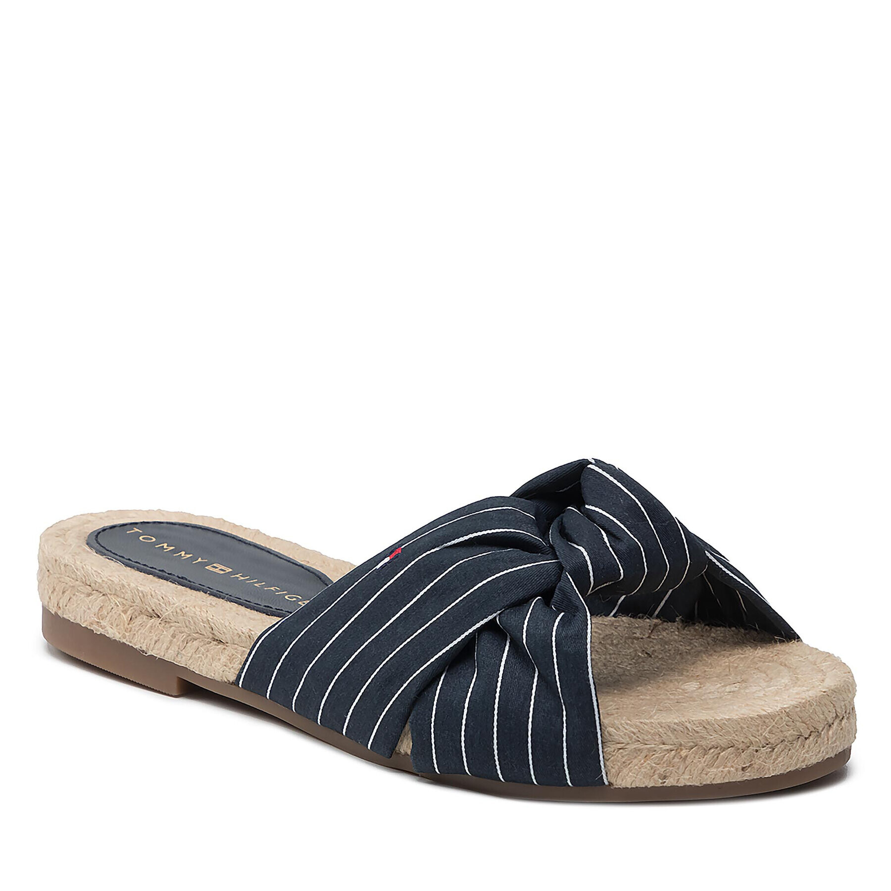 Tommy Hilfiger Espadrilles Th Stripes Flat Espadrille FW0FW06529 Sötétkék - Pepit.hu