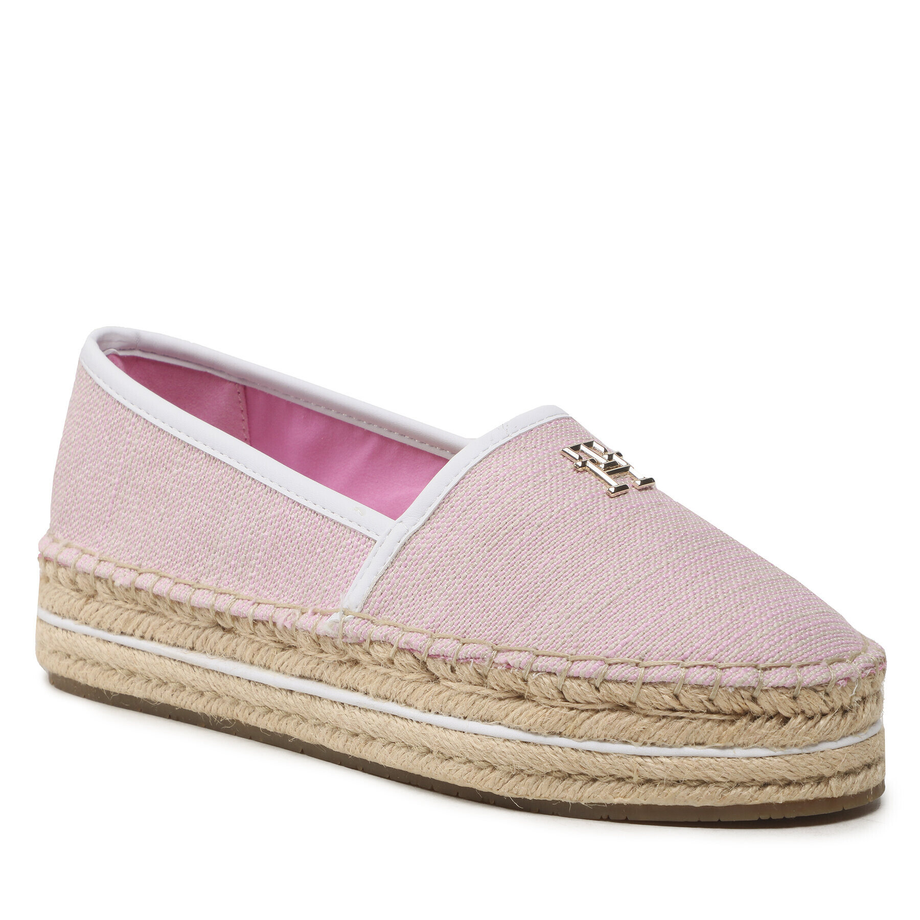 Tommy Hilfiger Espadrilles Th Woven Espadrille FW0FW07343 Rózsaszín - Pepit.hu