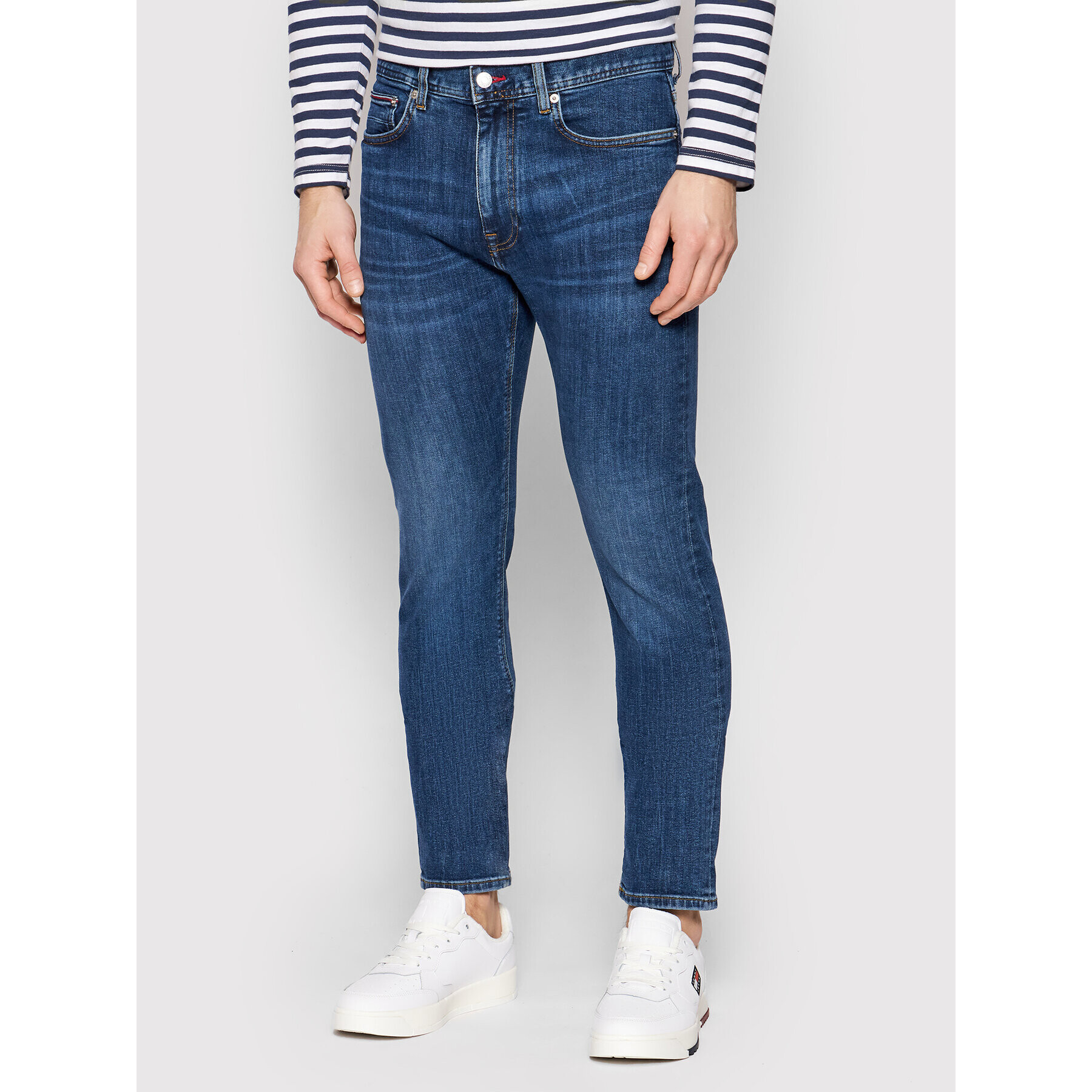 Tommy Hilfiger Farmer Bleecker MW0MW18279 Sötétkék Slim Fit - Pepit.hu