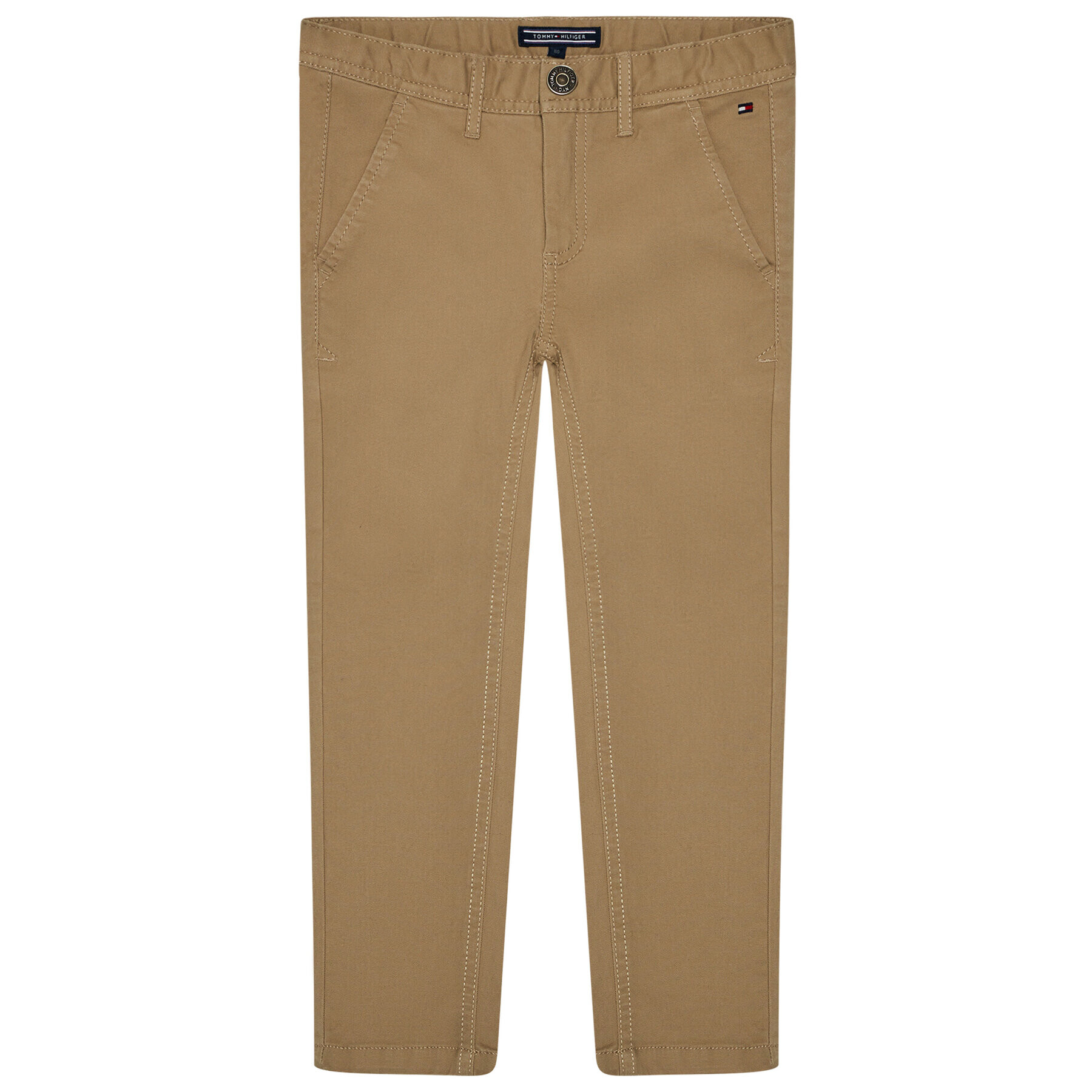 Tommy Hilfiger Farmer Chino Ostw KB0KB03972 S Bézs Slim Fit - Pepit.hu