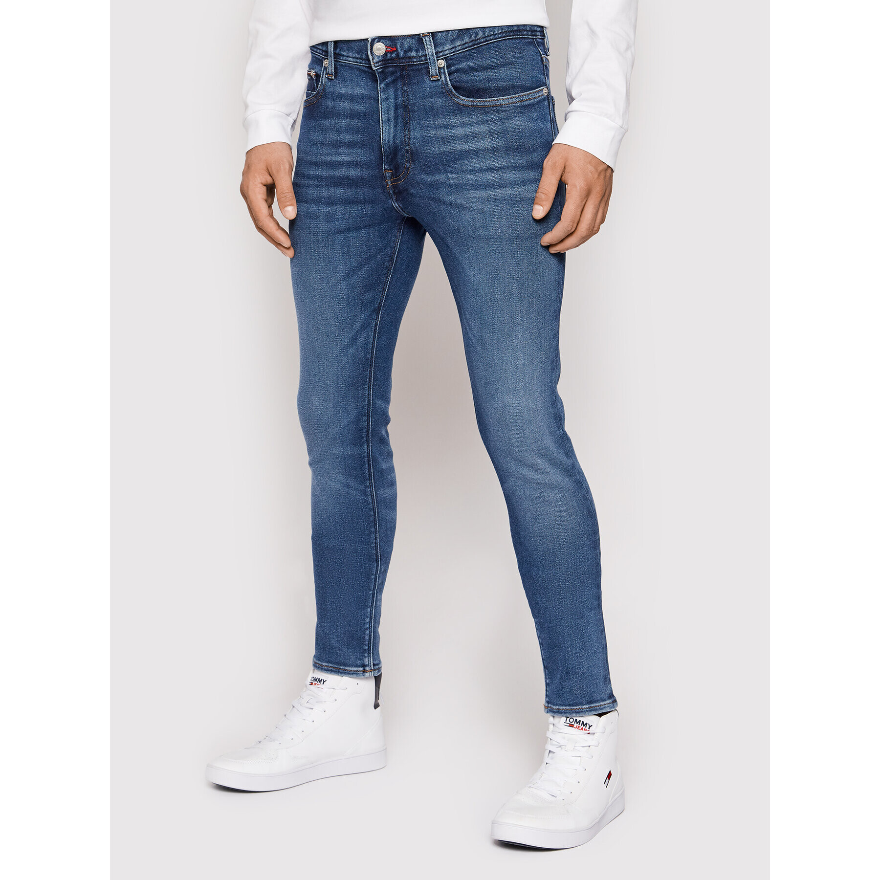 Tommy Hilfiger Farmer Layton MW0MW19898 Kék Extra Slim Fit - Pepit.hu