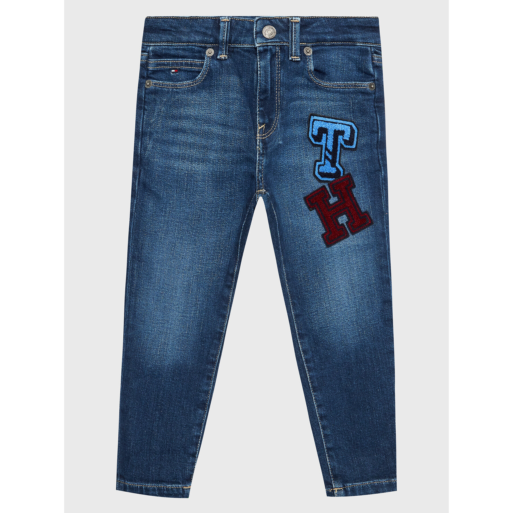 Tommy Hilfiger Farmer Modern Straight Towelling KB0KB07763 M Kék Straight Fit - Pepit.hu