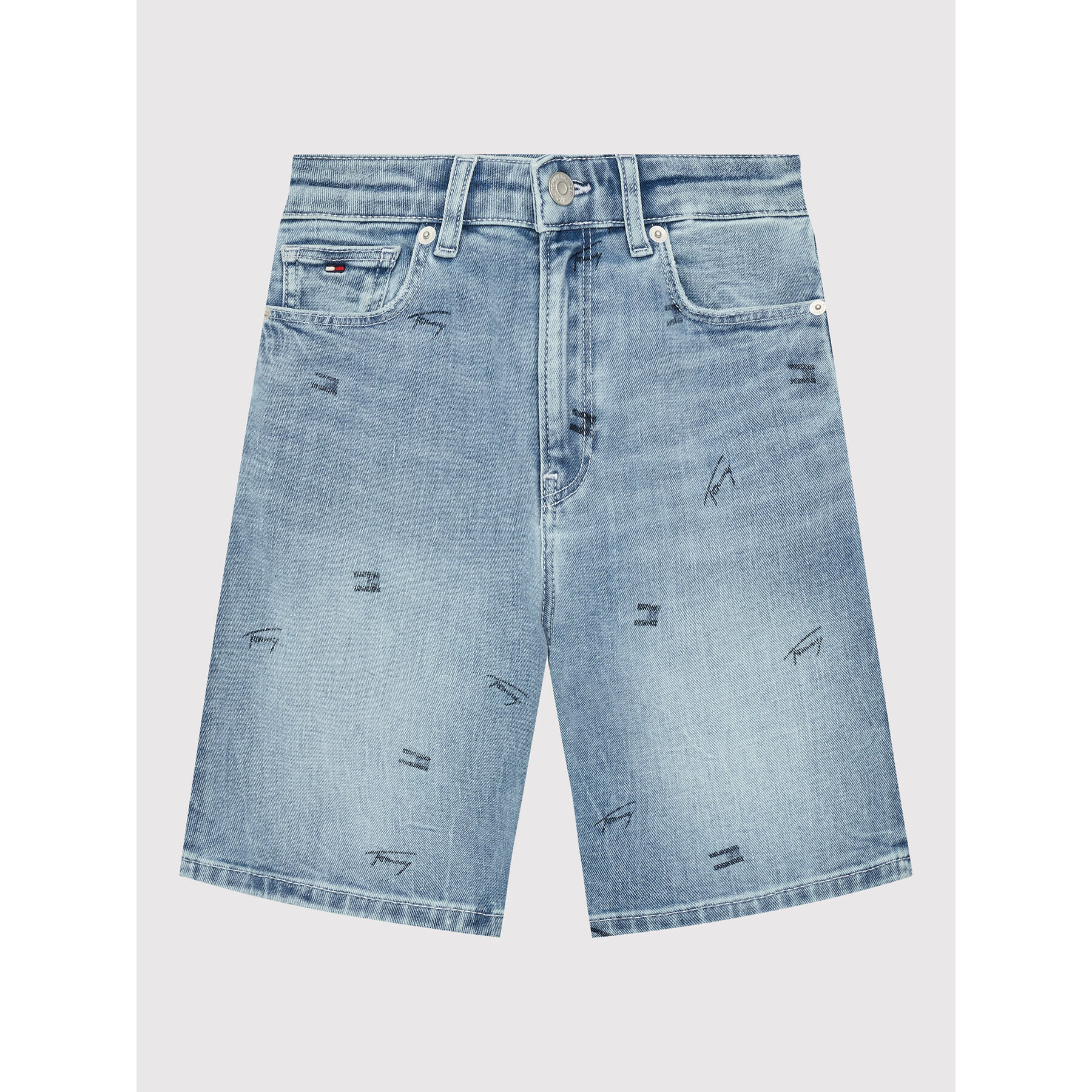 Tommy Hilfiger Farmer rövidnadrág Modern Straight Aop KB0KB07418 D Kék Straight Fit - Pepit.hu