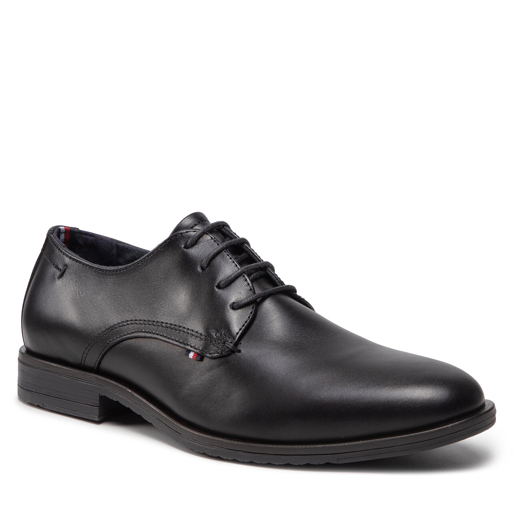 Tommy Hilfiger Félcipő Core Lth Lace Up Shoe FM0FM03955 Fekete - Pepit.hu