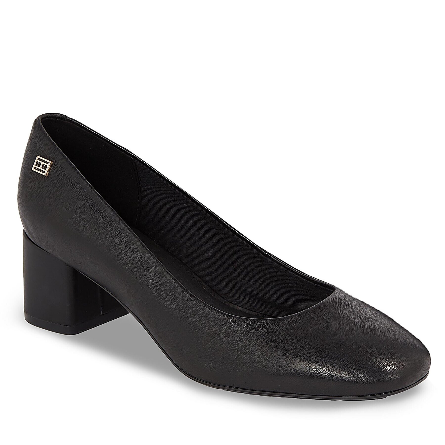 Tommy Hilfiger Félcipő Essential Midheel Blocky Pump FW0FW07619 Fekete - Pepit.hu