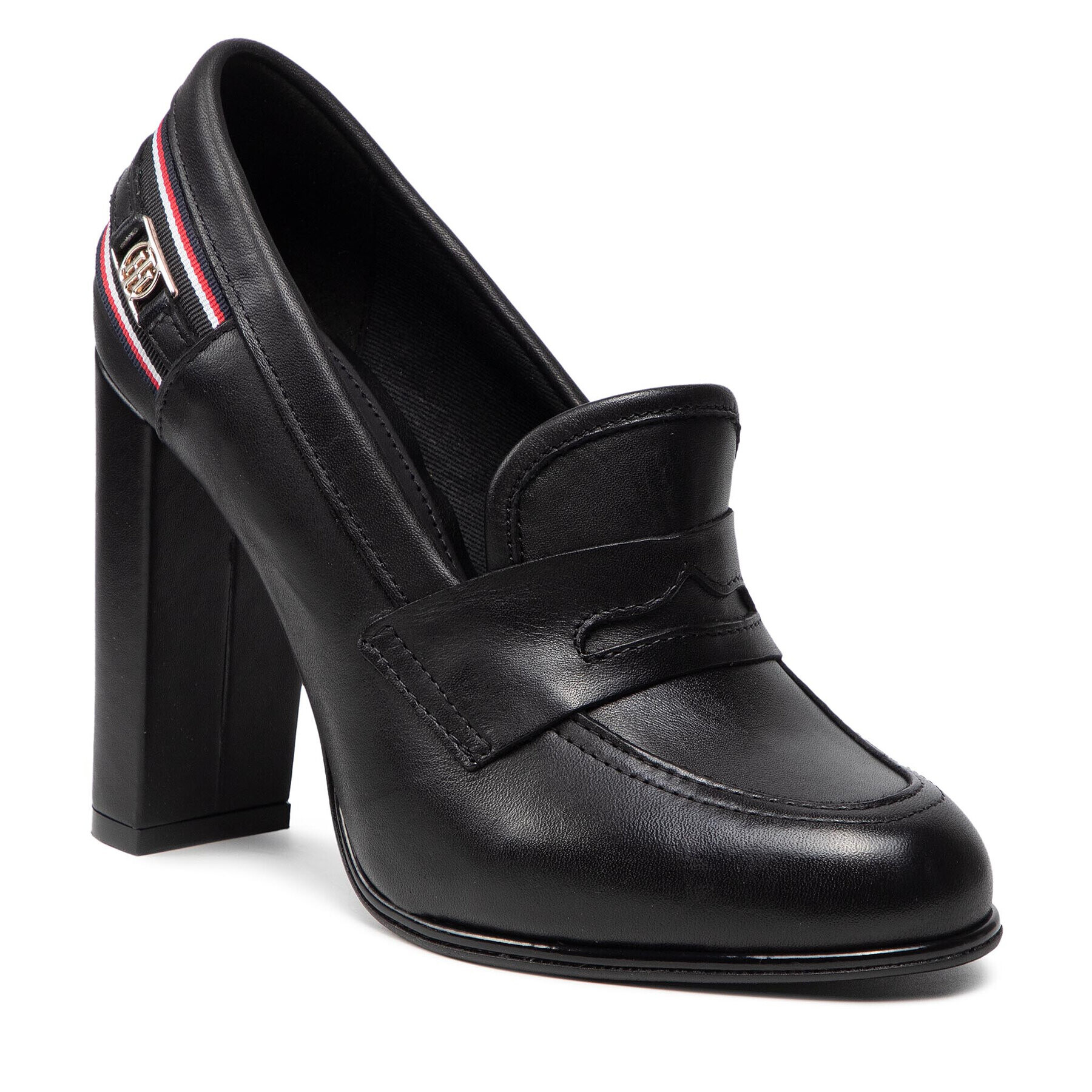 Tommy Hilfiger Félcipő Hardware High Heel Pump FW0FW06097 Fekete - Pepit.hu