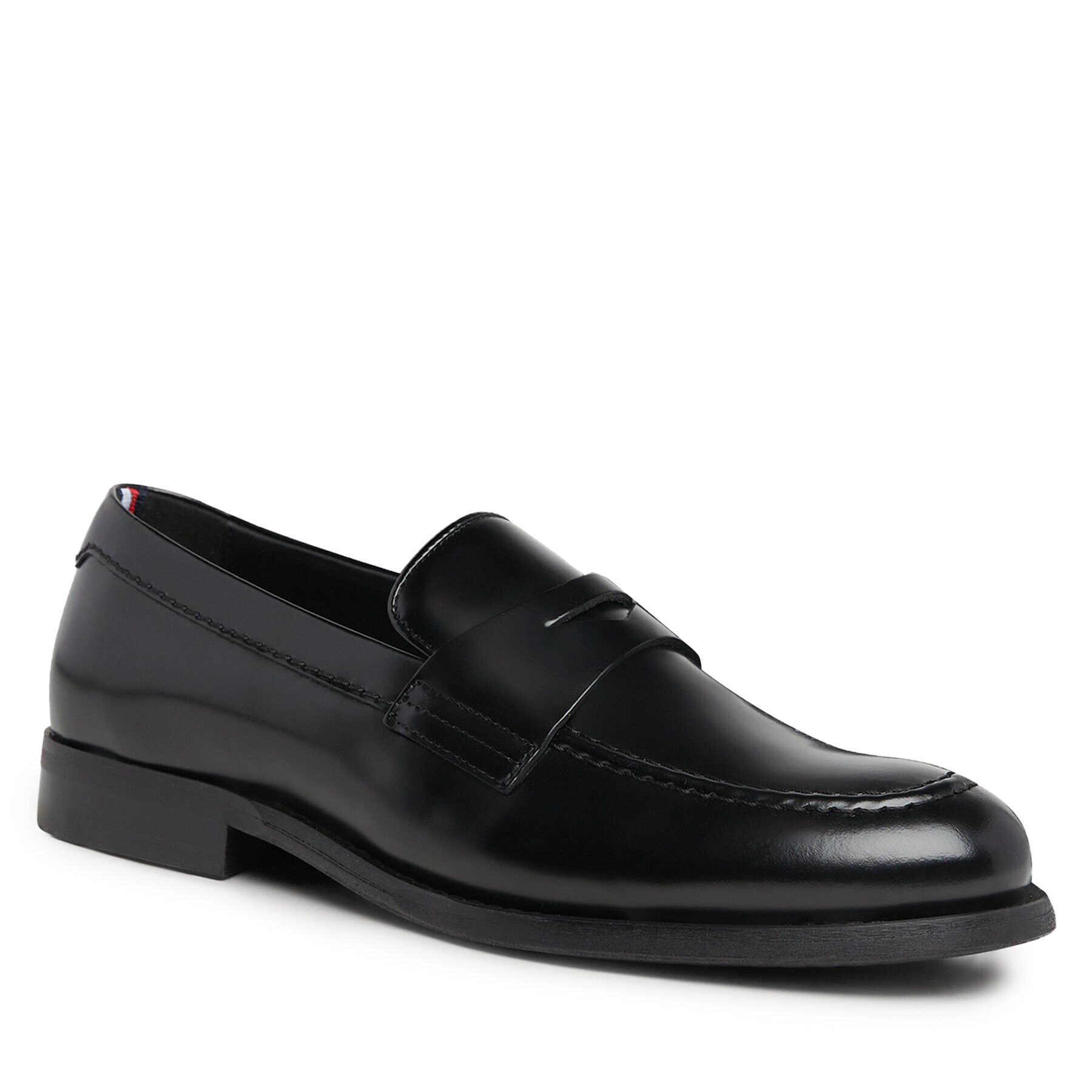 Tommy Hilfiger Félcipő Hilfiger Thunit Patent Loafer FM0FM04900 Fekete - Pepit.hu