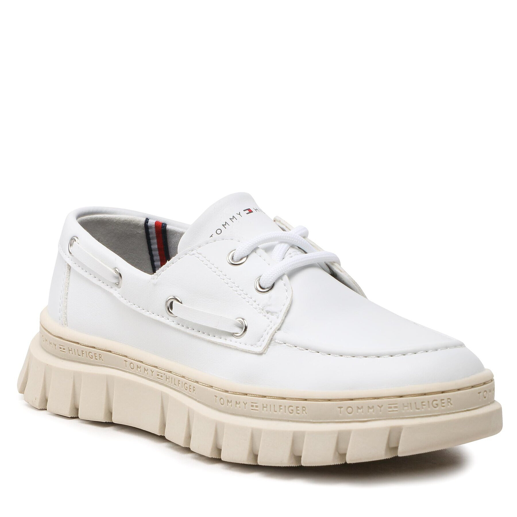 Tommy Hilfiger Félcipő Lace-Up Shoe T3X4-32896-1355 M Fehér - Pepit.hu