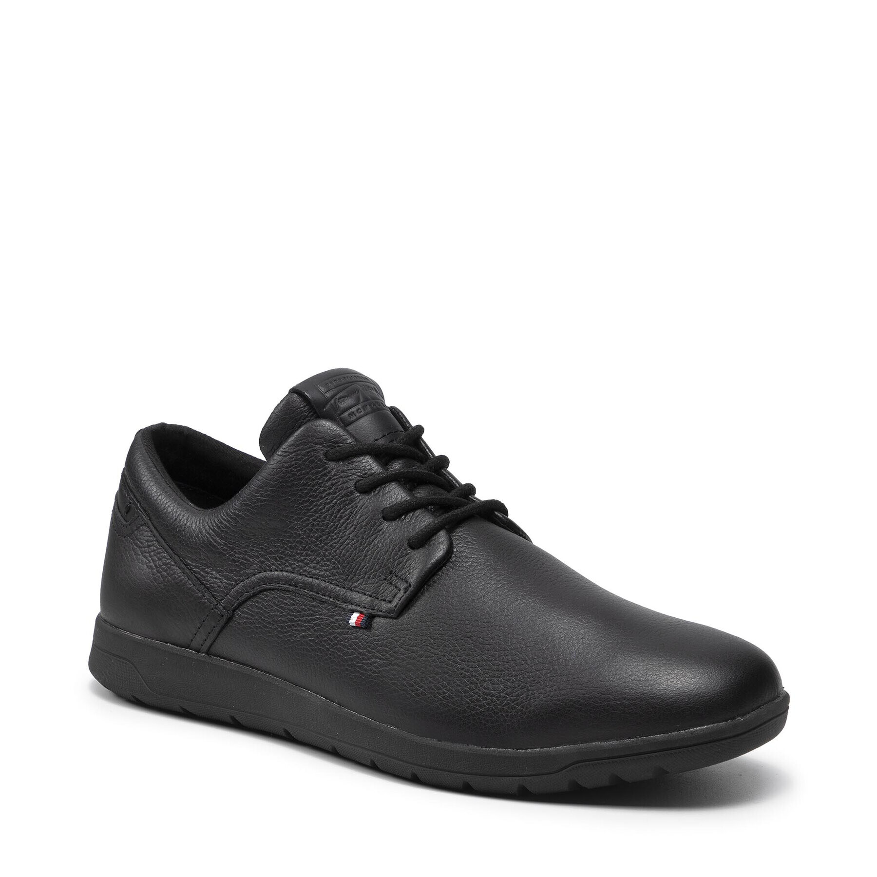 Tommy Hilfiger Félcipő Lightweight Leather Hybrid Shoe FM0FM03600 Fekete - Pepit.hu