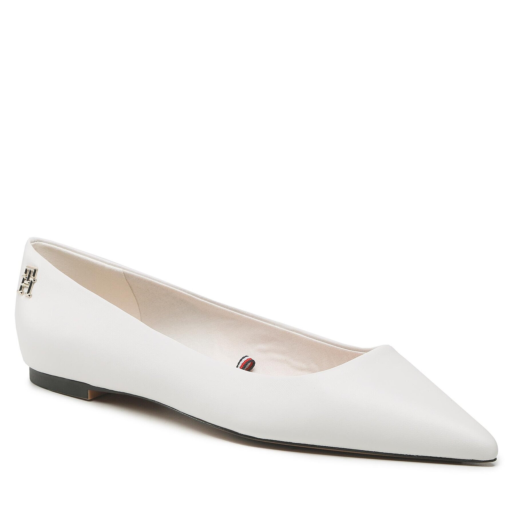 Tommy Hilfiger Balerina Th Pointed FW0FW07242 Fehér - Pepit.hu