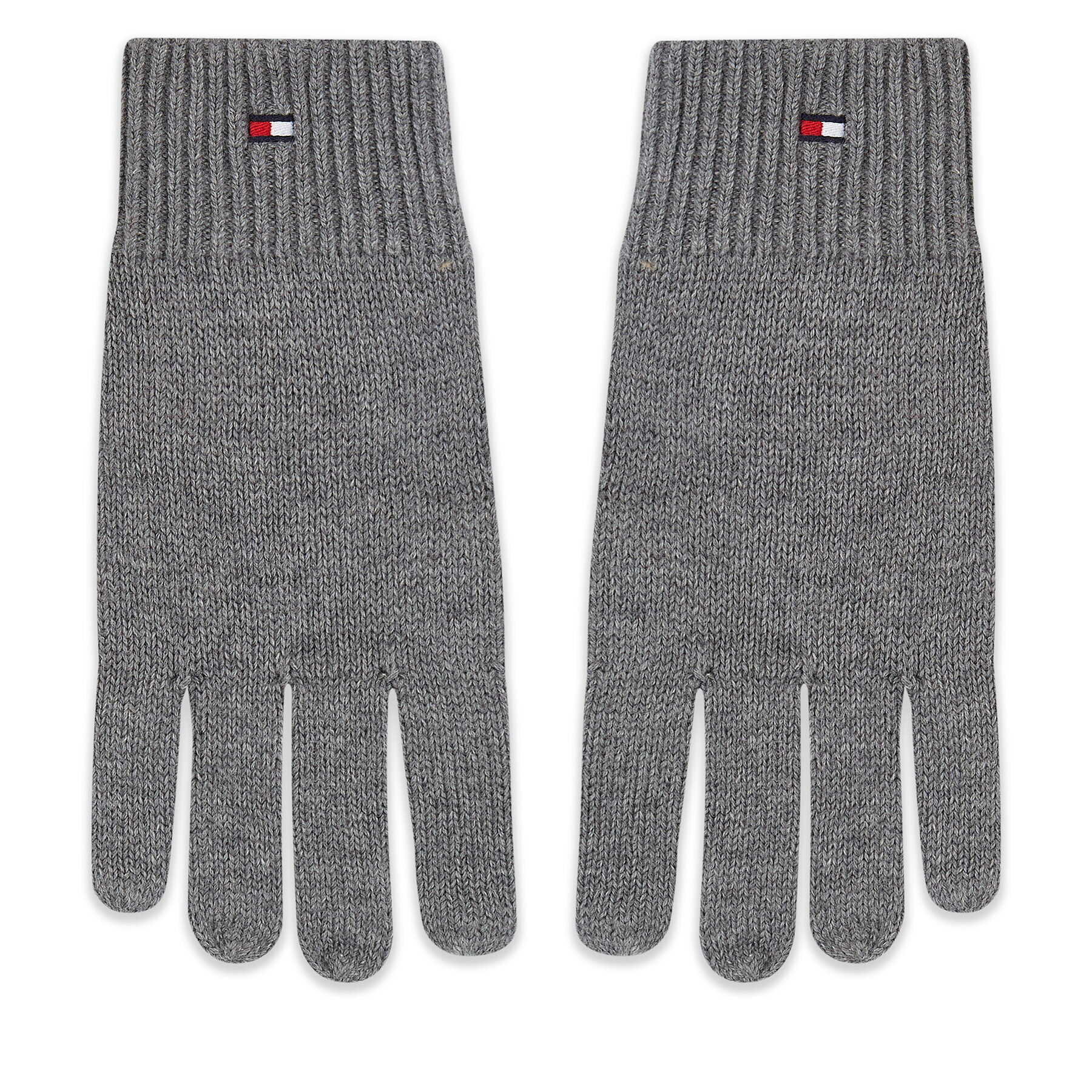 Tommy Hilfiger Férfi kesztyű Essential Flag Knitted Gloves AM0AM11048 Szürke - Pepit.hu