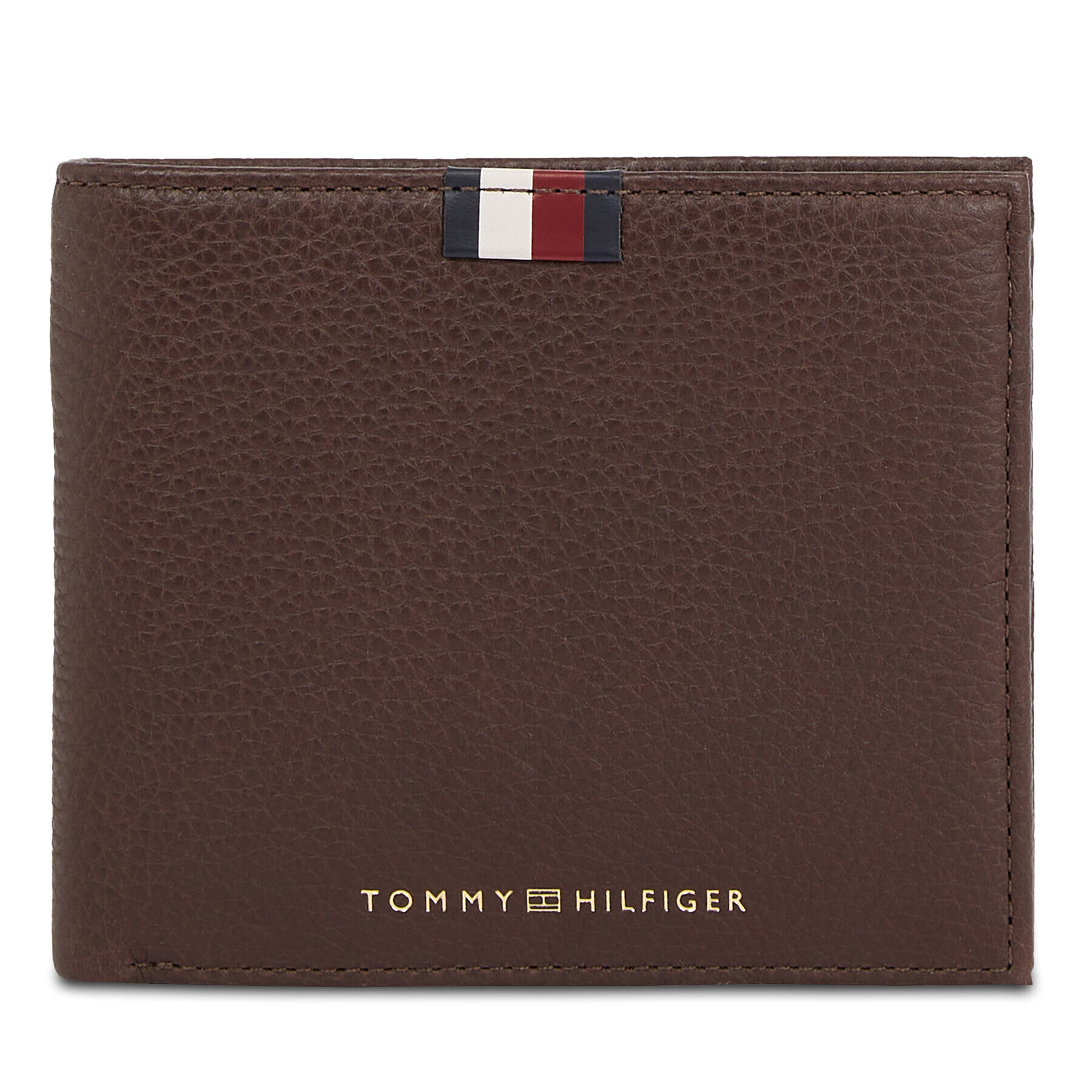 Tommy Hilfiger Férfi pénztárca Th Corp Leather Flap And Coin AM0AM11598 Barna - Pepit.hu