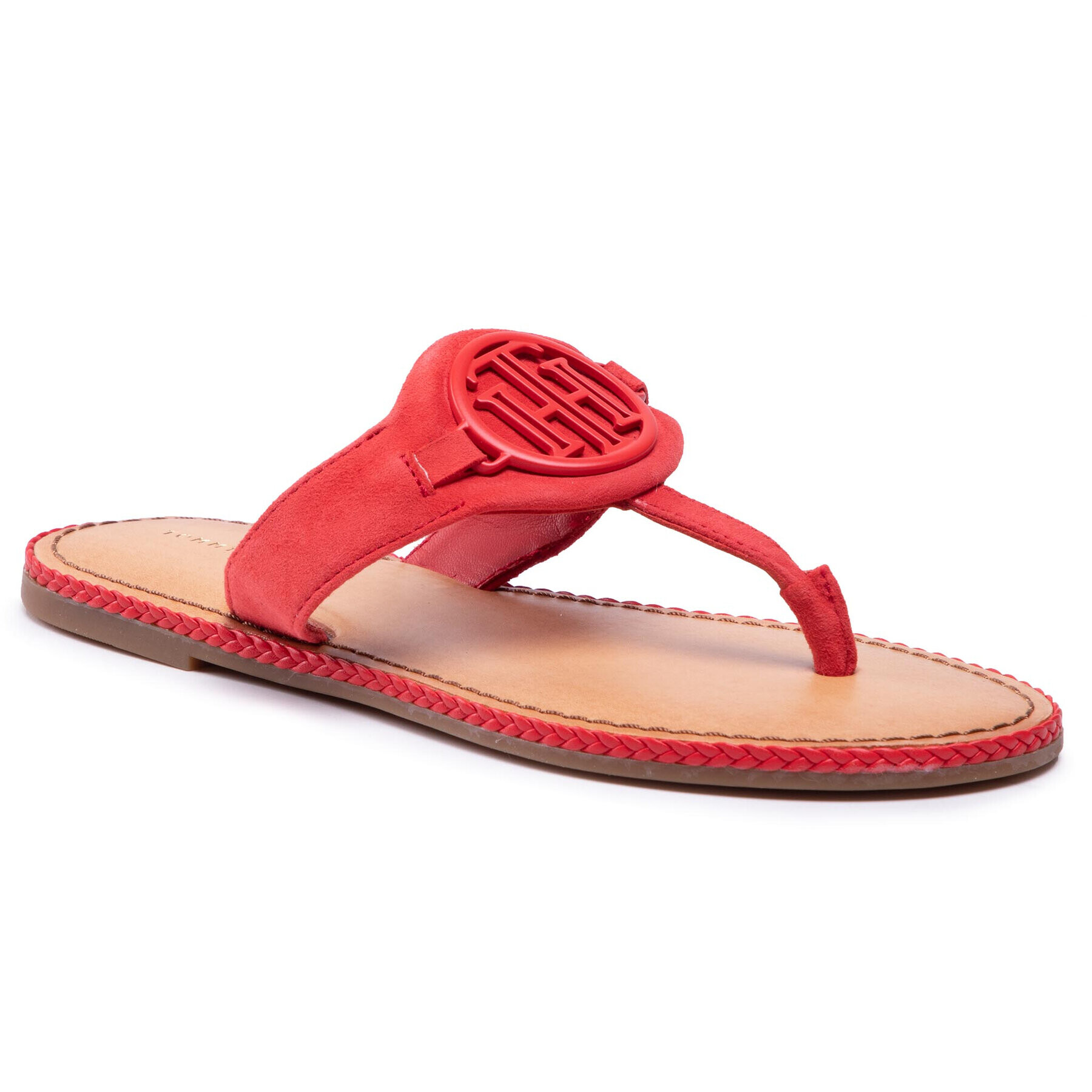 Tommy Hilfiger Flip-flops Essential Hardware Flat Sandal FW0FW05592 Lila - Pepit.hu