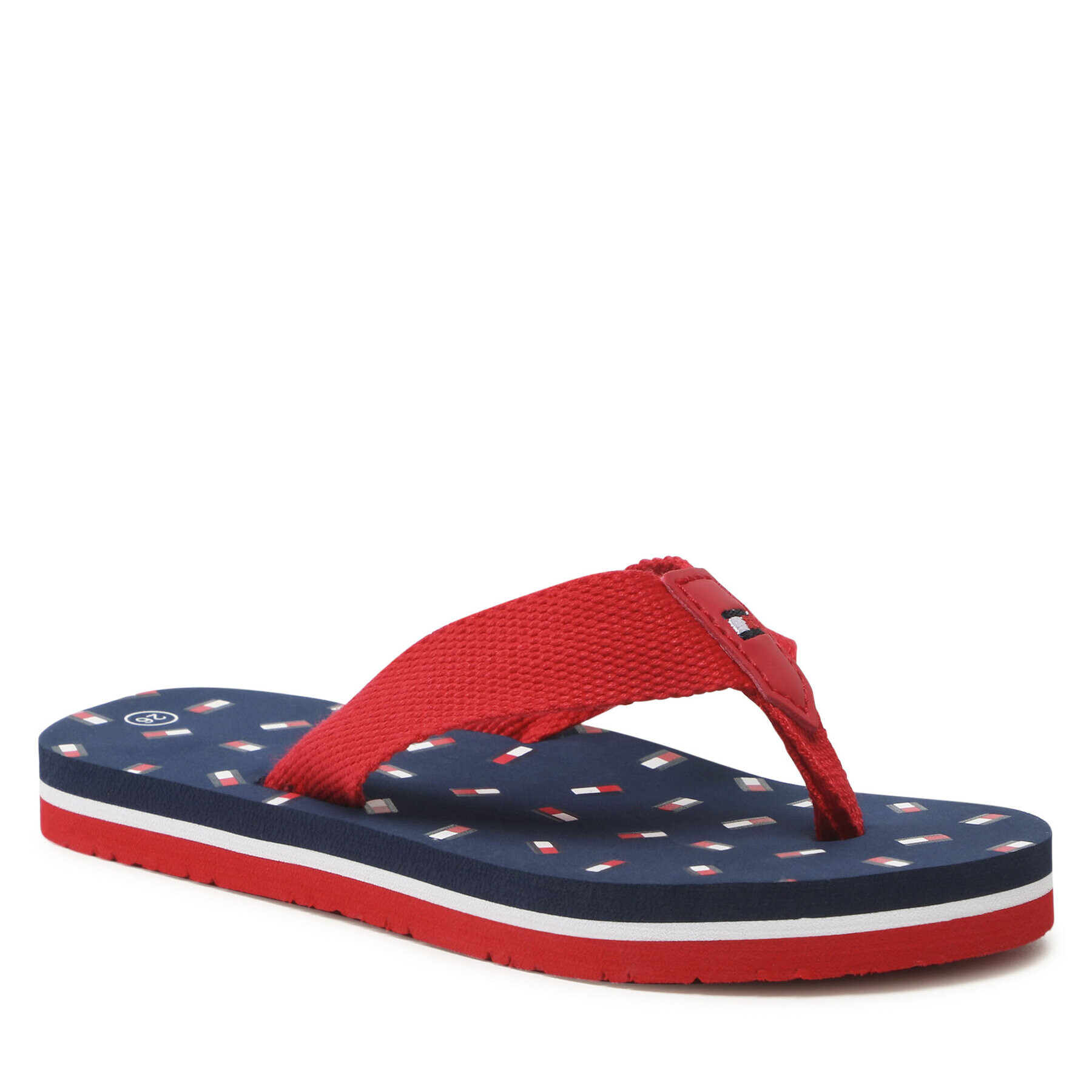 Tommy Hilfiger Flip-flops Flag Flip Flop T3X8-32923-0058 M Piros - Pepit.hu