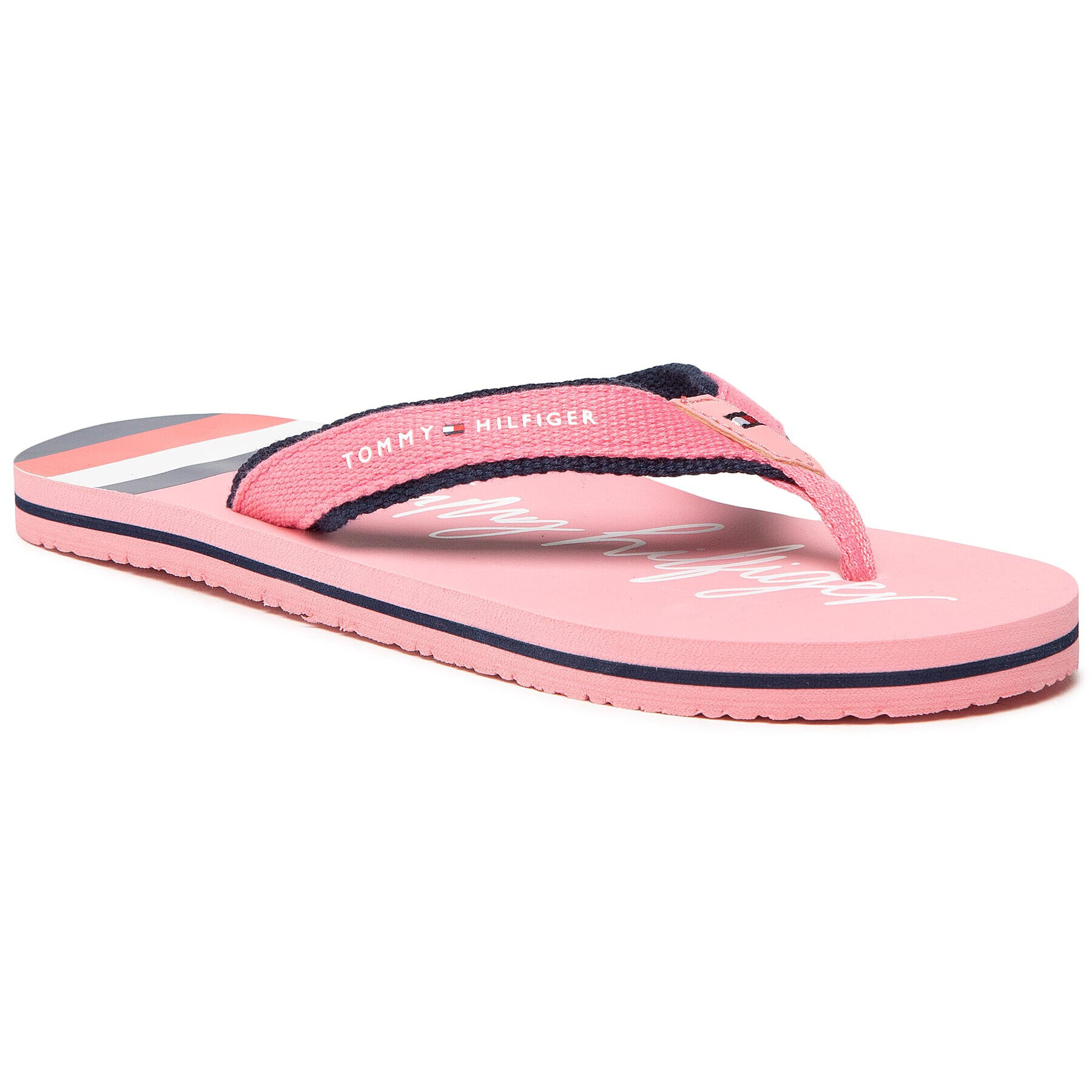 Tommy Hilfiger Flip-flops Logo Print Flip Flop T3A0-30883-0058 S Rózsaszín - Pepit.hu