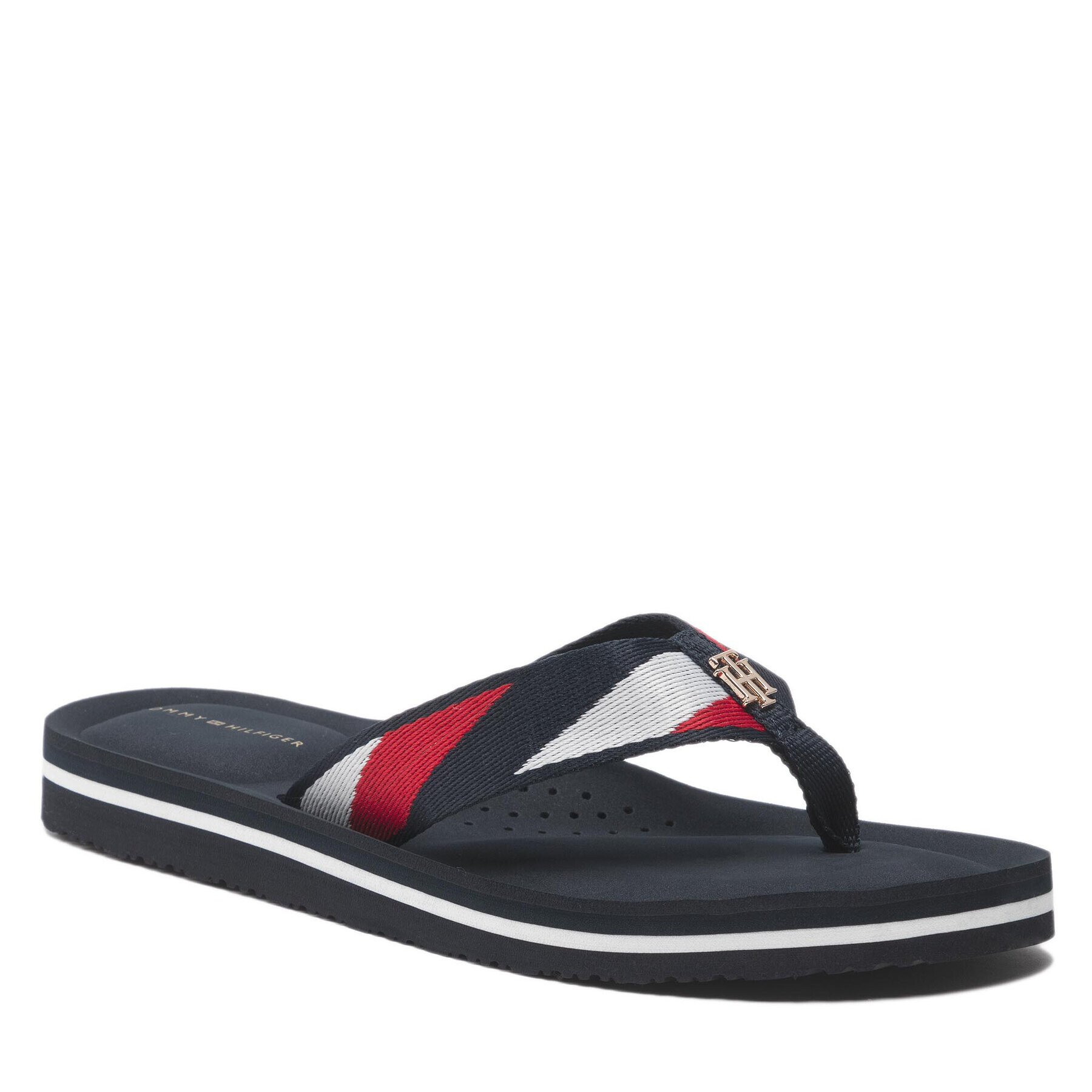 Tommy Hilfiger Flip-flops Stripy Comfort Beach Sandal FW0FW06446 Sötétkék - Pepit.hu