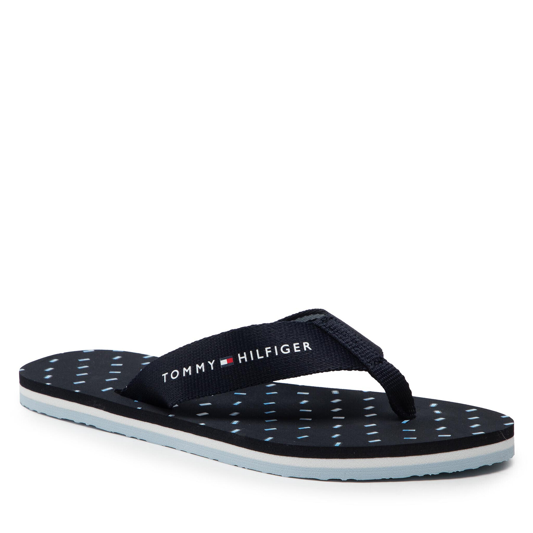 Tommy Hilfiger Flip-flops Th Flags Flat Beach Sandal FW0FW06429 Sötétkék - Pepit.hu