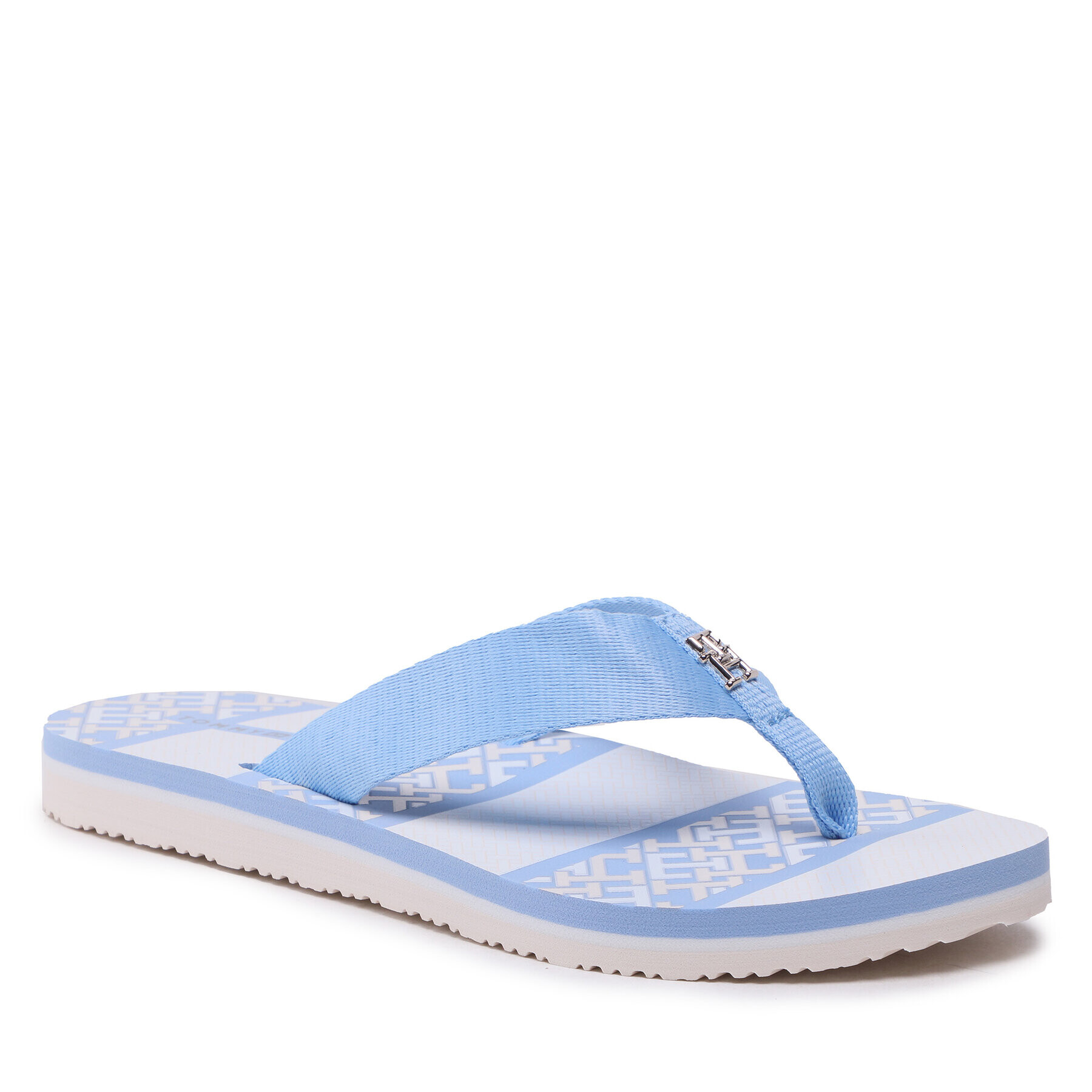 Tommy Hilfiger Flip-flops Th Monogram Essential Sandal FW0FW07162 Kék - Pepit.hu