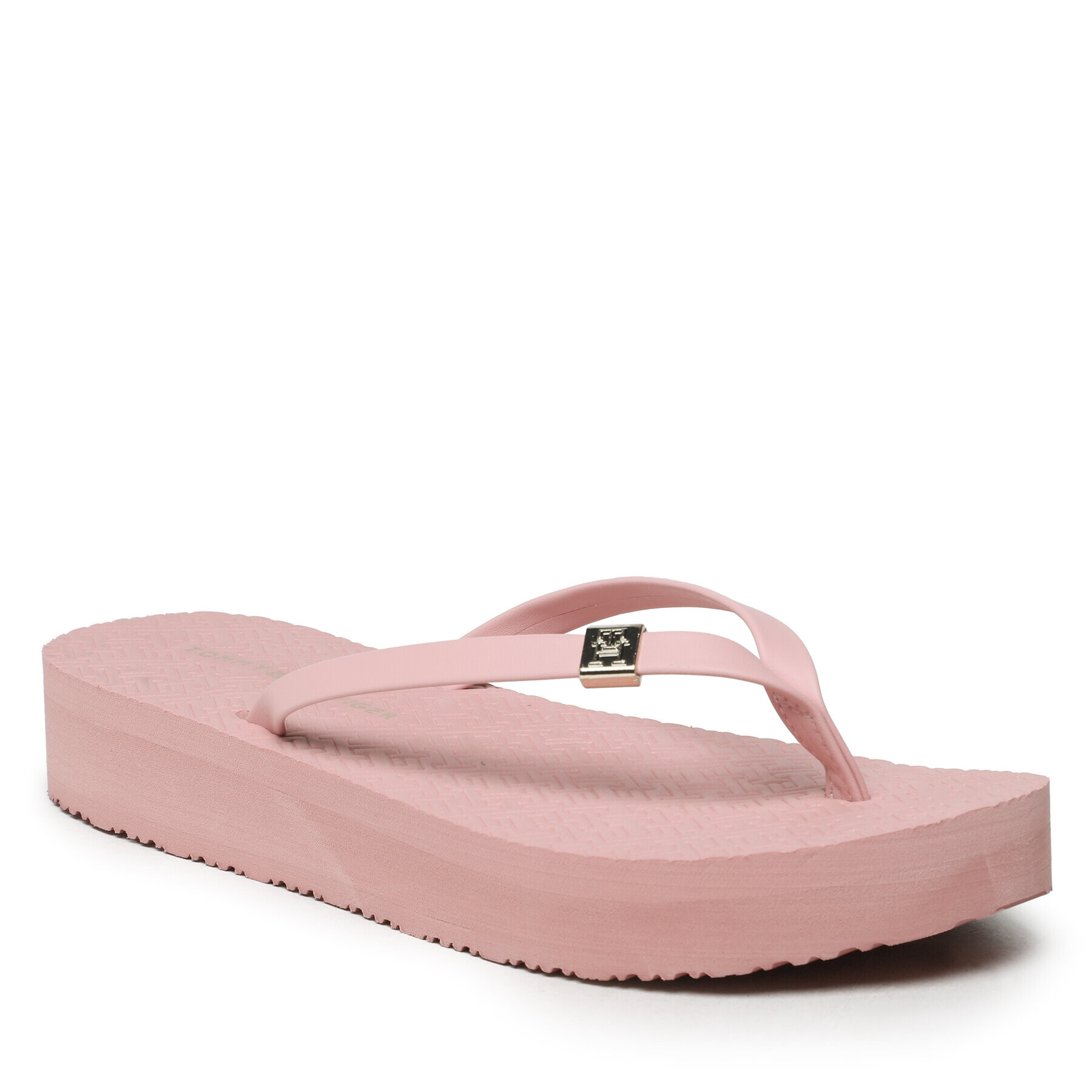 Tommy Hilfiger Flip-flops Th Monogram Flat Sandal FW0FW06964 Rózsaszín - Pepit.hu