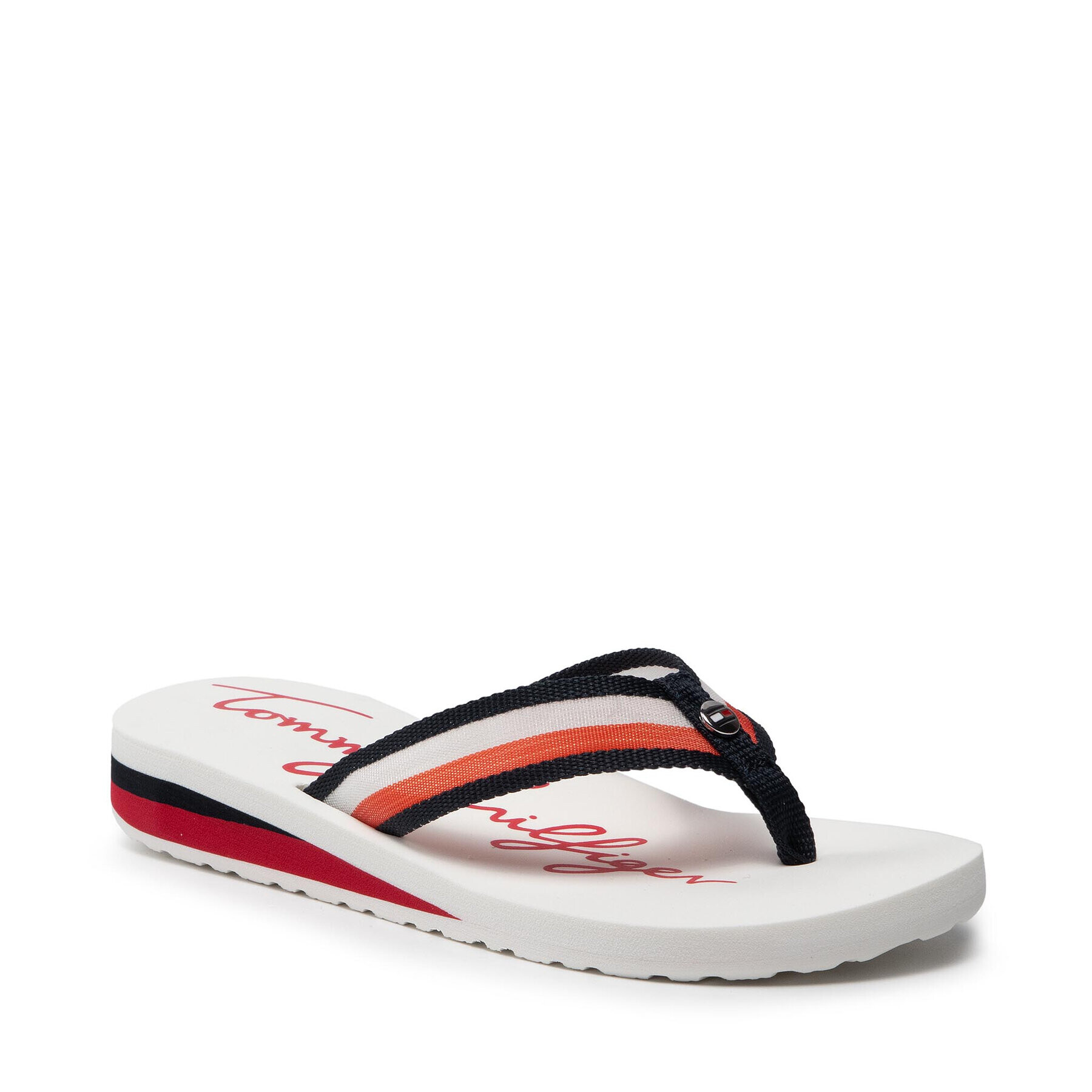 Tommy Hilfiger Flip-flops Th Transparency Beach Sandal FW0FW05676 Sötétkék - Pepit.hu