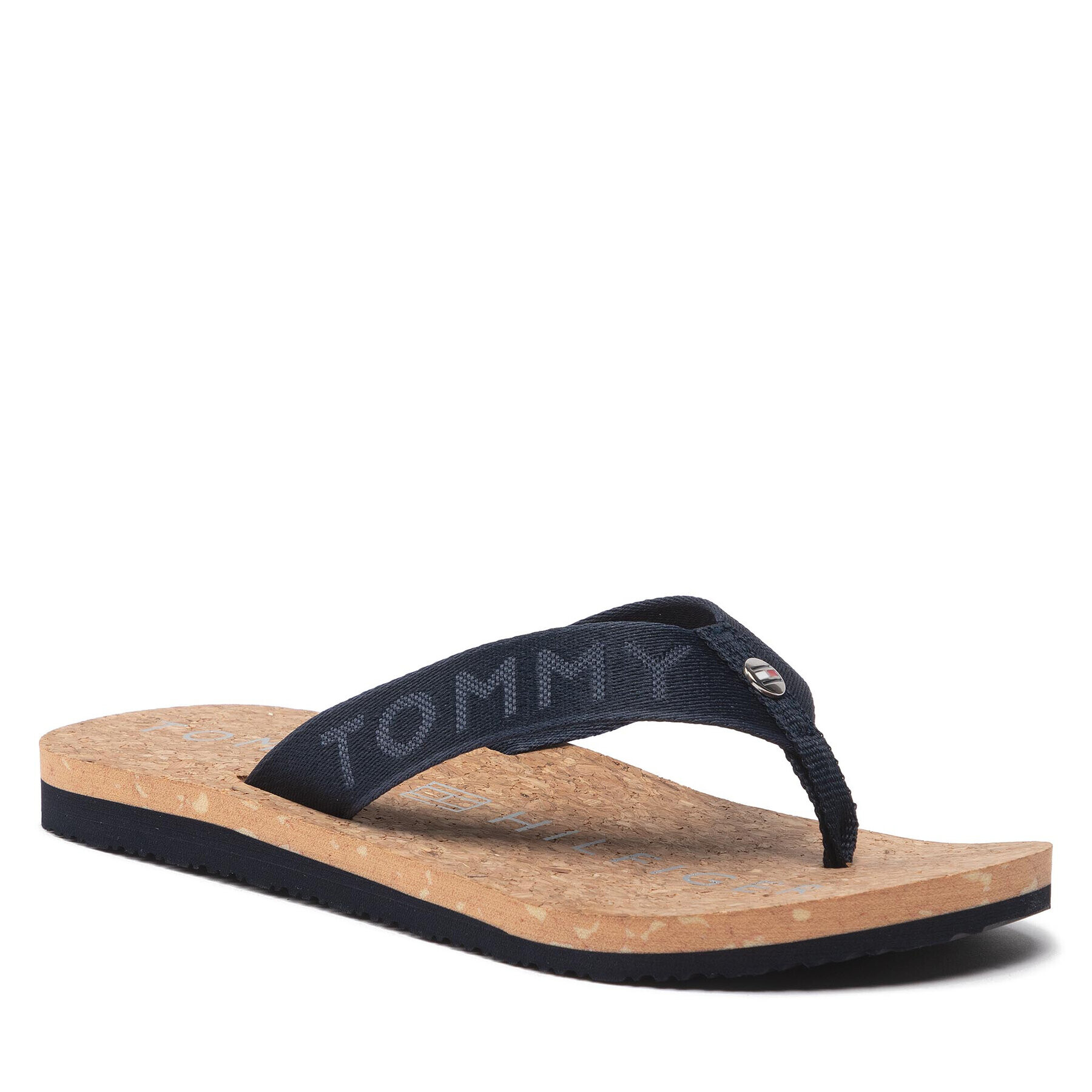 Tommy Hilfiger Flip-flops Webbing Flat Beach Sandal FW0FW06527 Sötétkék - Pepit.hu