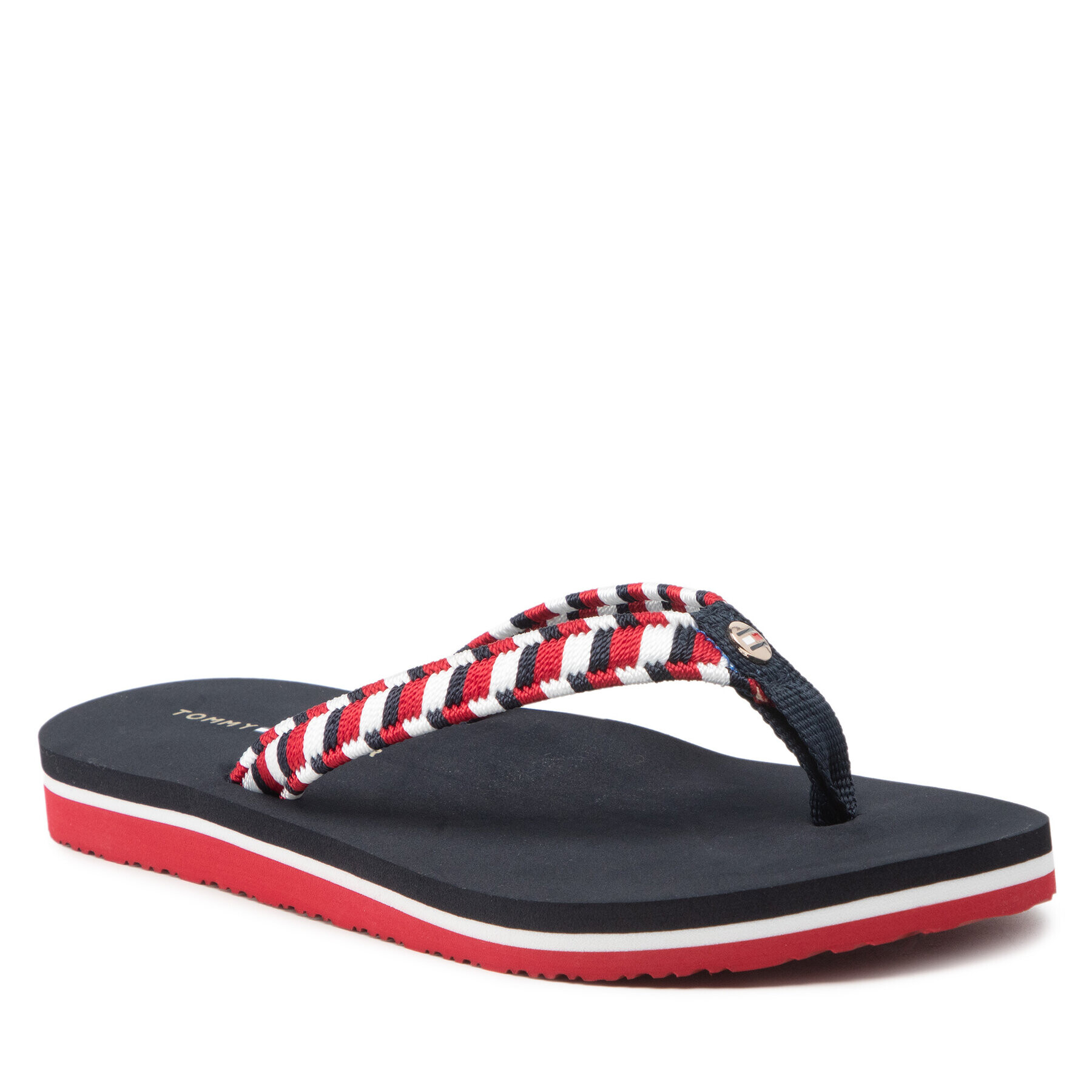 Tommy Hilfiger Flip-flops Woven Webbing Flat Beach Sandal FW0FW06426 Színes - Pepit.hu