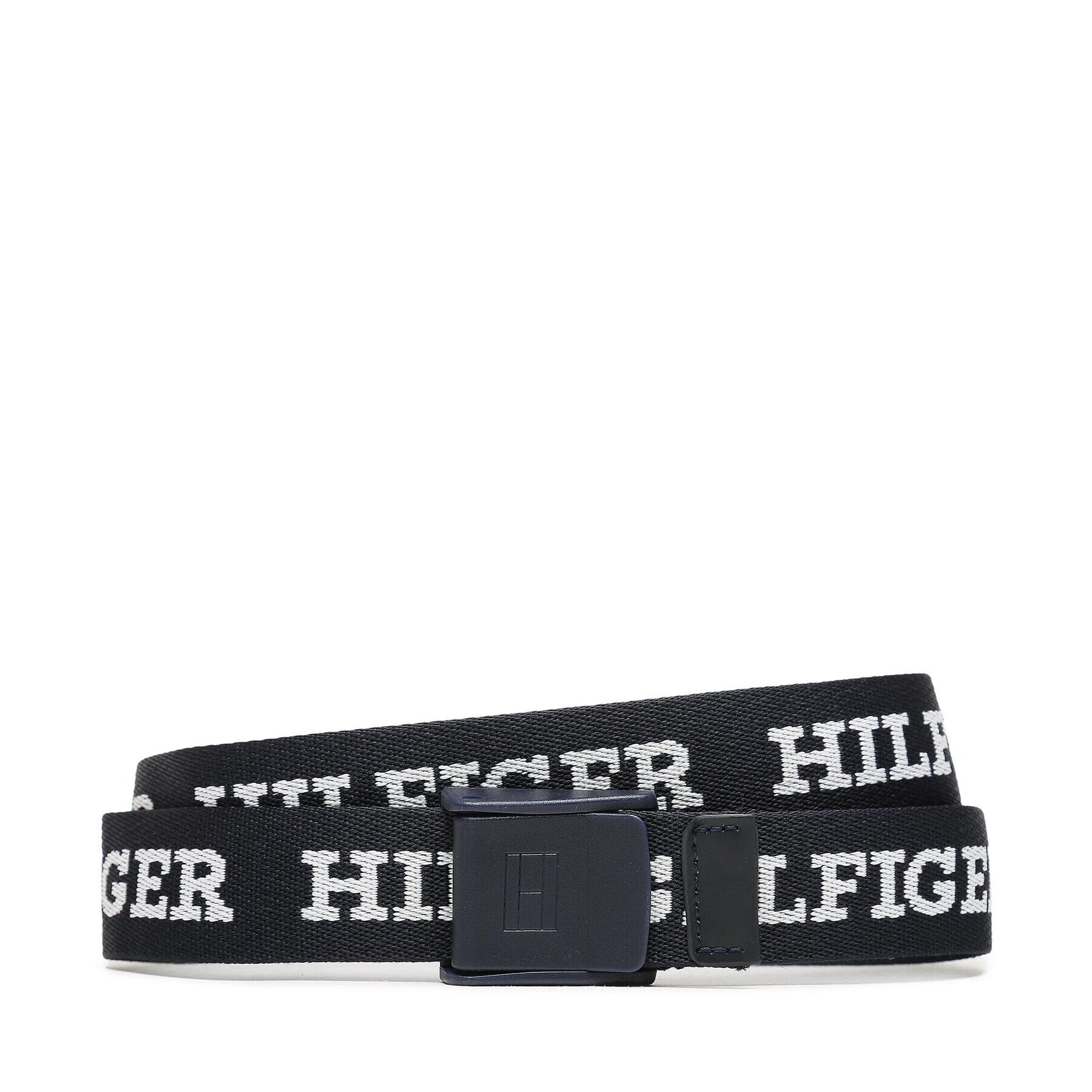 Tommy Hilfiger Gyerek öv Corporate Hilfiger Webbing Belt AU0AU01740 Sötétkék - Pepit.hu