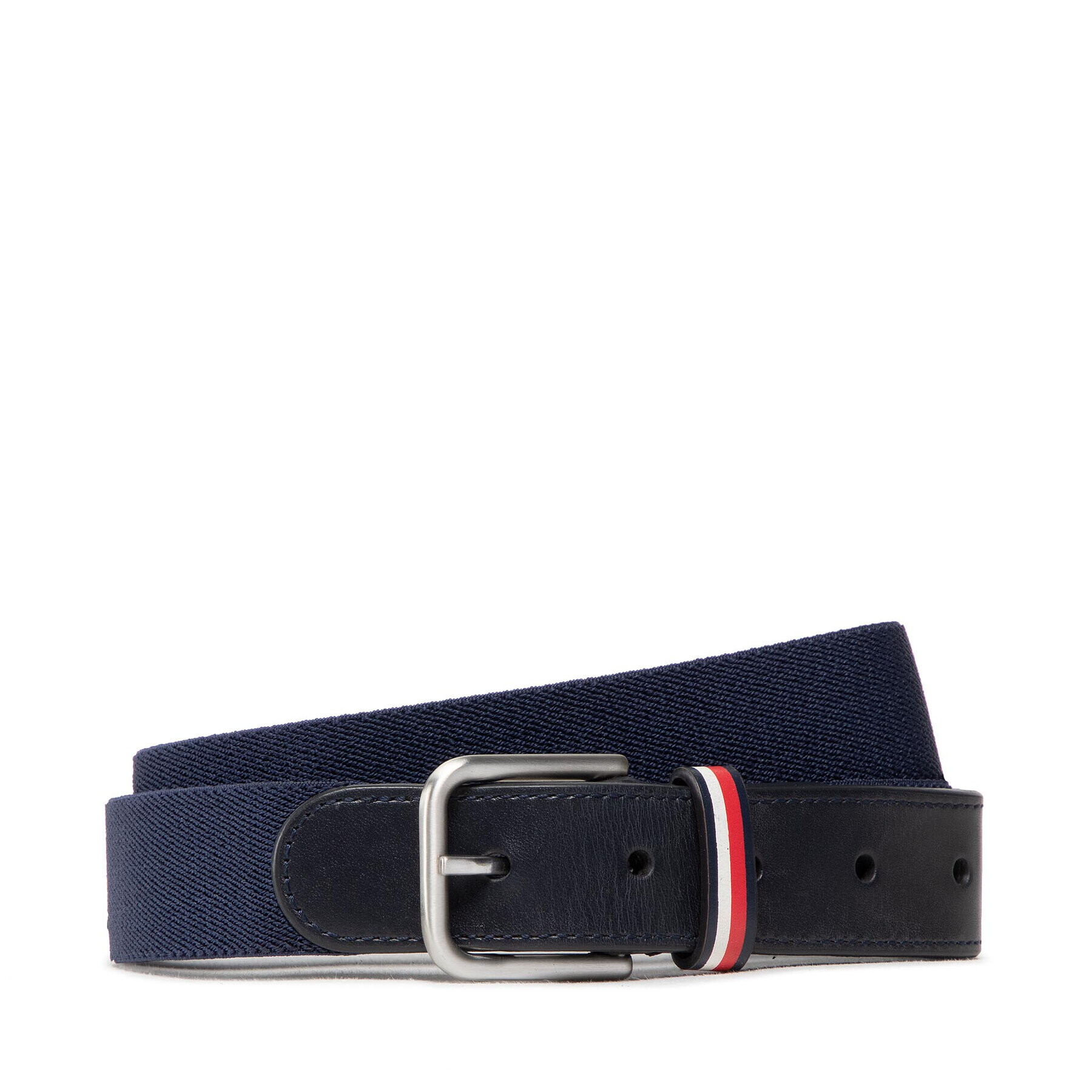 Tommy Hilfiger Gyerek öv Elasticated Leather Belt AM0AM09610 Sötétkék - Pepit.hu