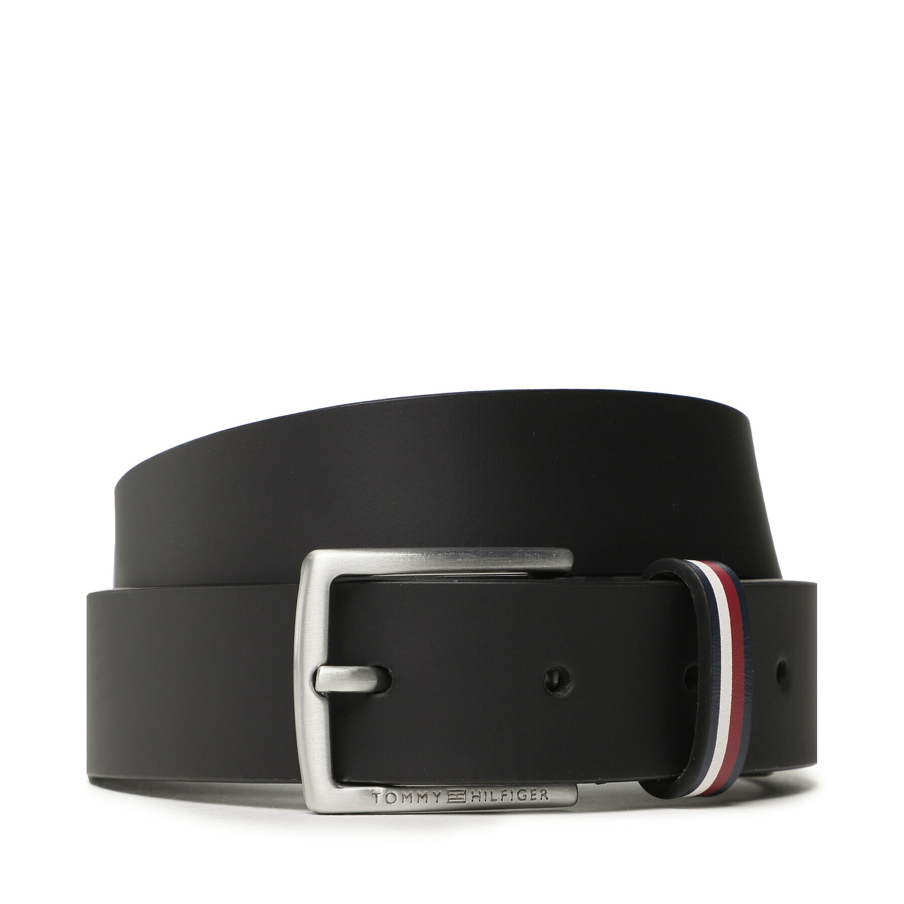 Tommy Hilfiger Gyerek öv Leather Belt AU0AU01677 Fekete - Pepit.hu