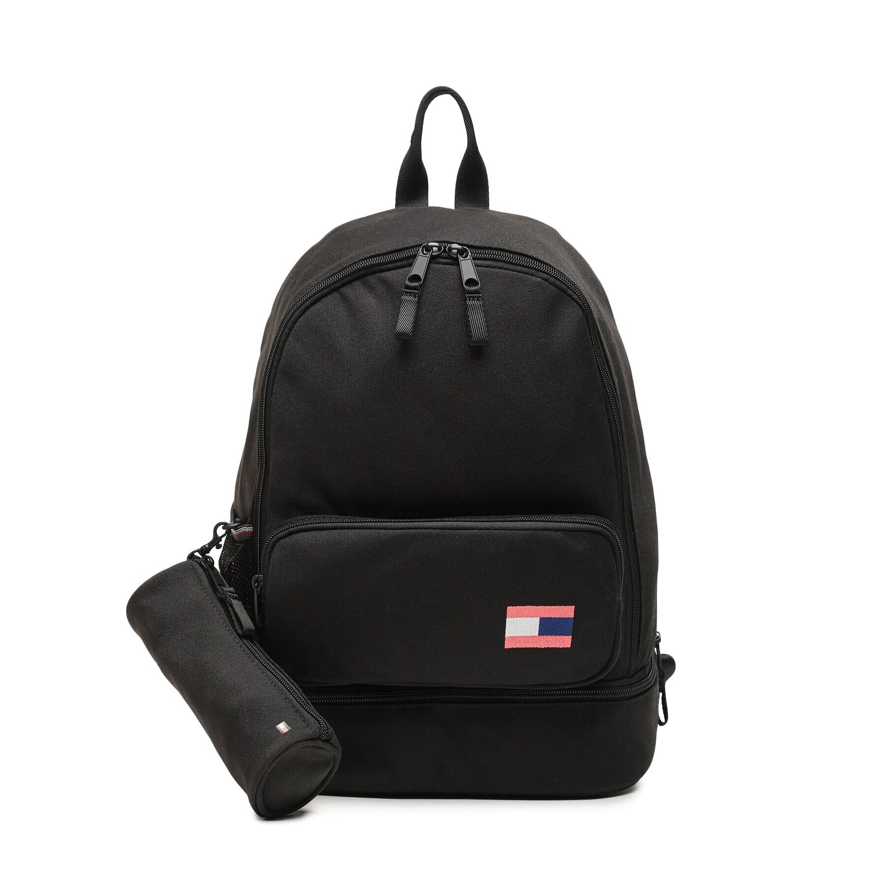 Tommy Hilfiger Hátizsák Big Flag Backpack Set AU0AU01726 Fekete - Pepit.hu