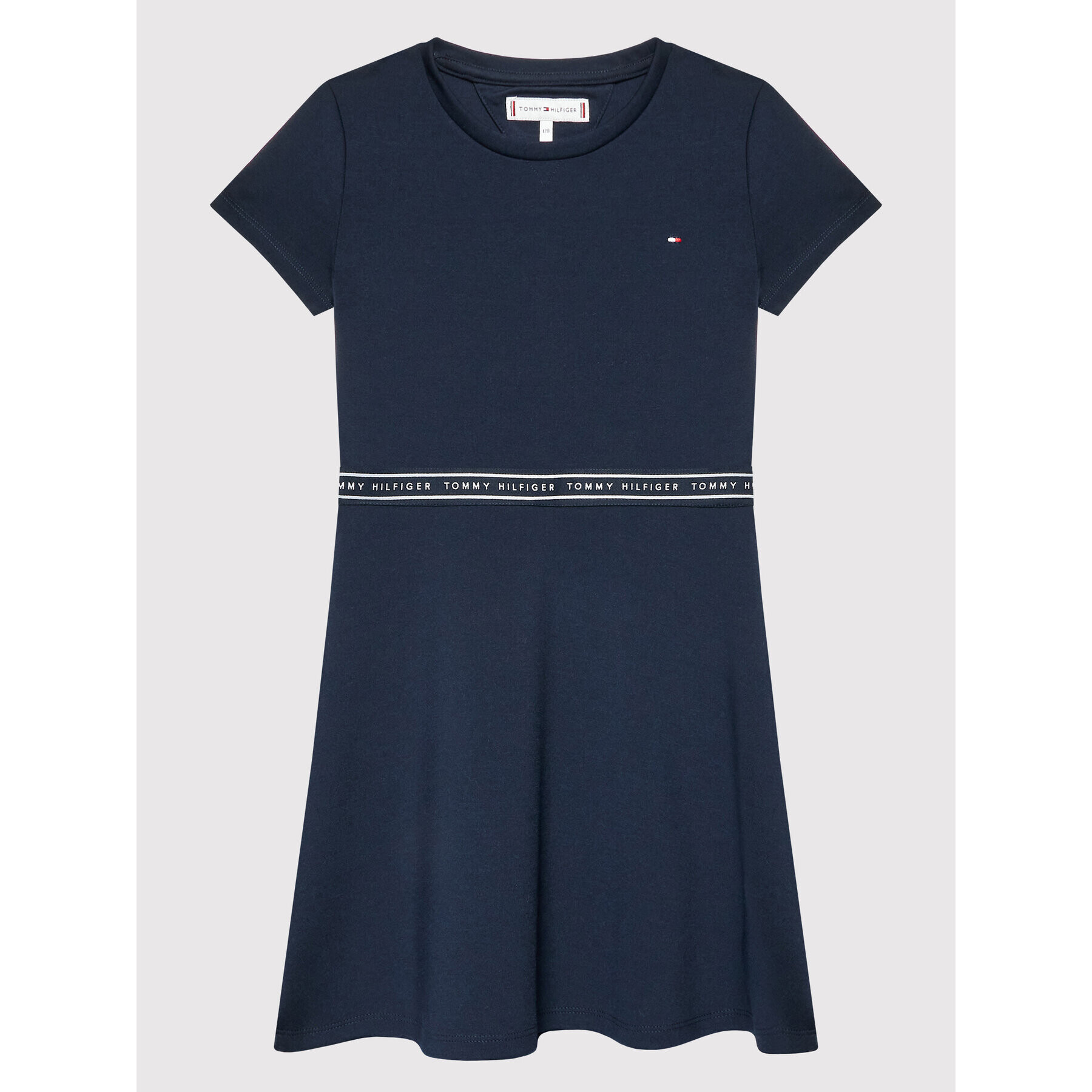 Tommy Hilfiger Hétköznapi ruha Tape Punto Skater KG0KG06748 M Sötétkék Regular Fit - Pepit.hu