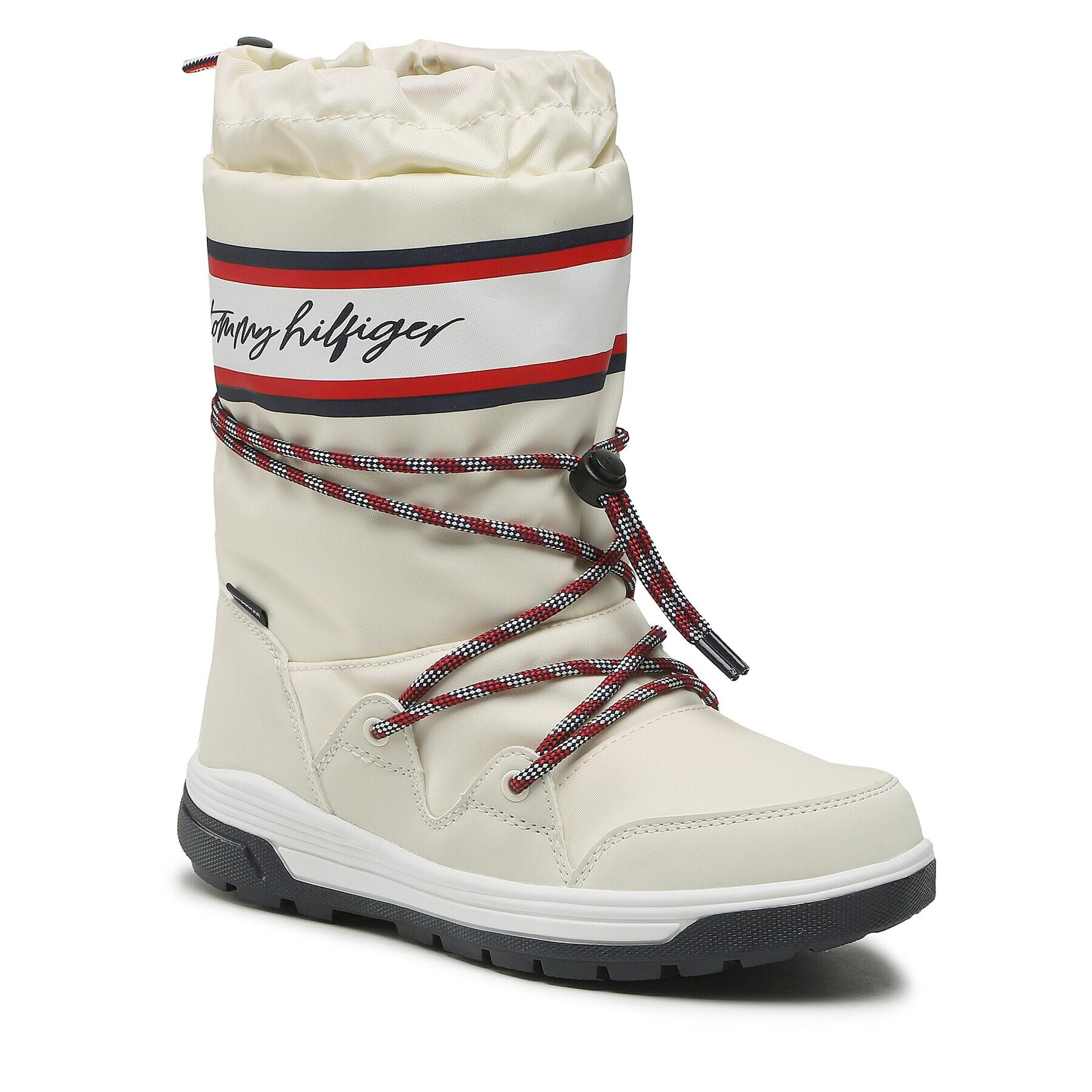 Tommy Hilfiger Hótaposó Snow Boot T3A6-32436-1485 S Fehér - Pepit.hu