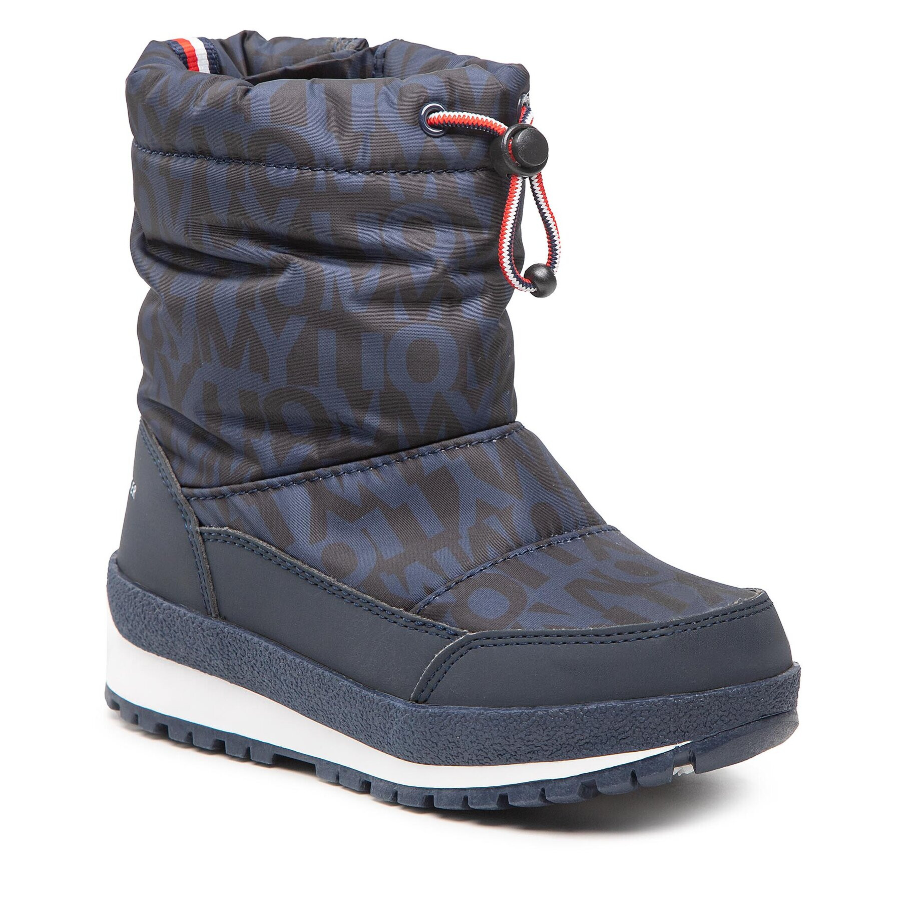 Tommy Hilfiger Hótaposó Snow Boot T3B6-32547-1486 M Sötétkék - Pepit.hu