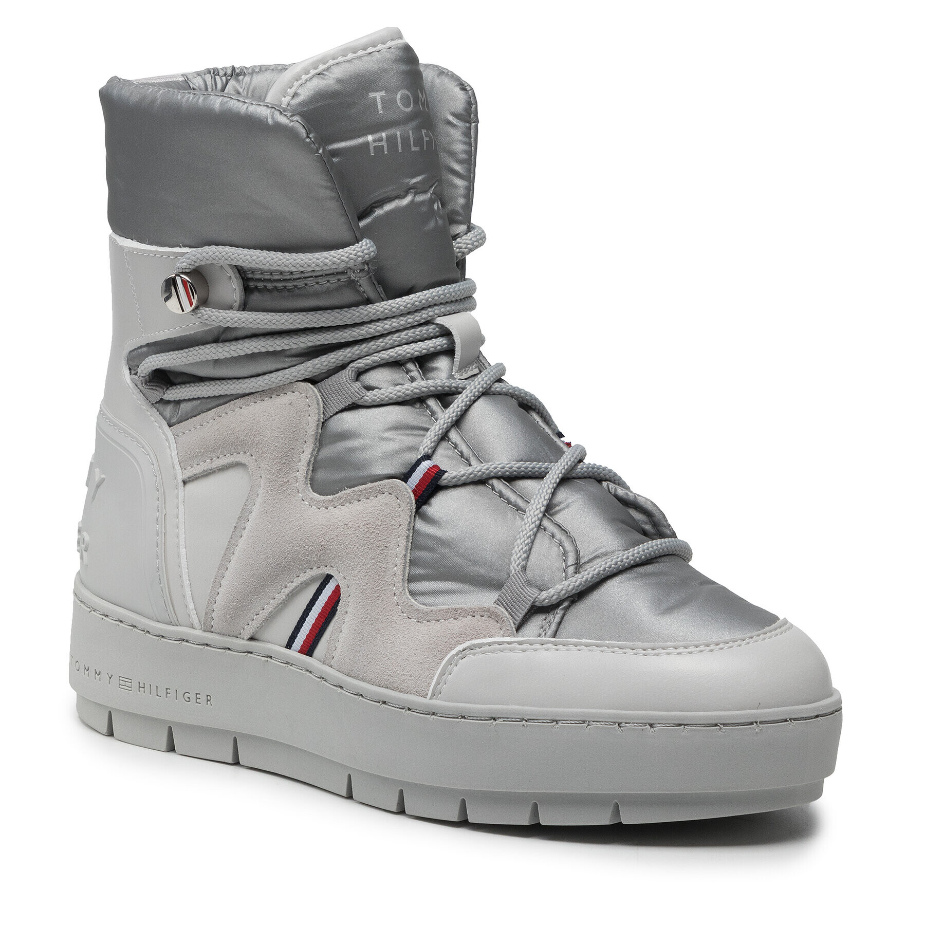 Tommy Hilfiger Hótaposó Snowboot FW0FW06052 Szürke - Pepit.hu