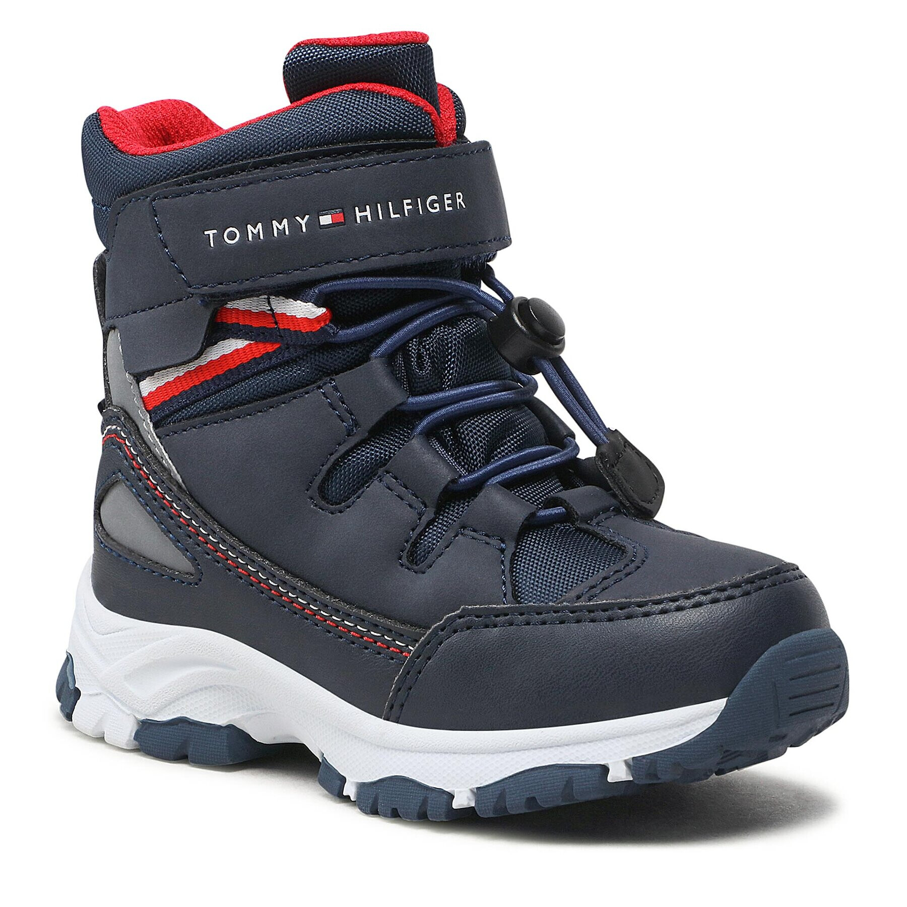 Tommy Hilfiger Hótaposó Tech Bootie T3B5-32542-1487 M Sötétkék - Pepit.hu