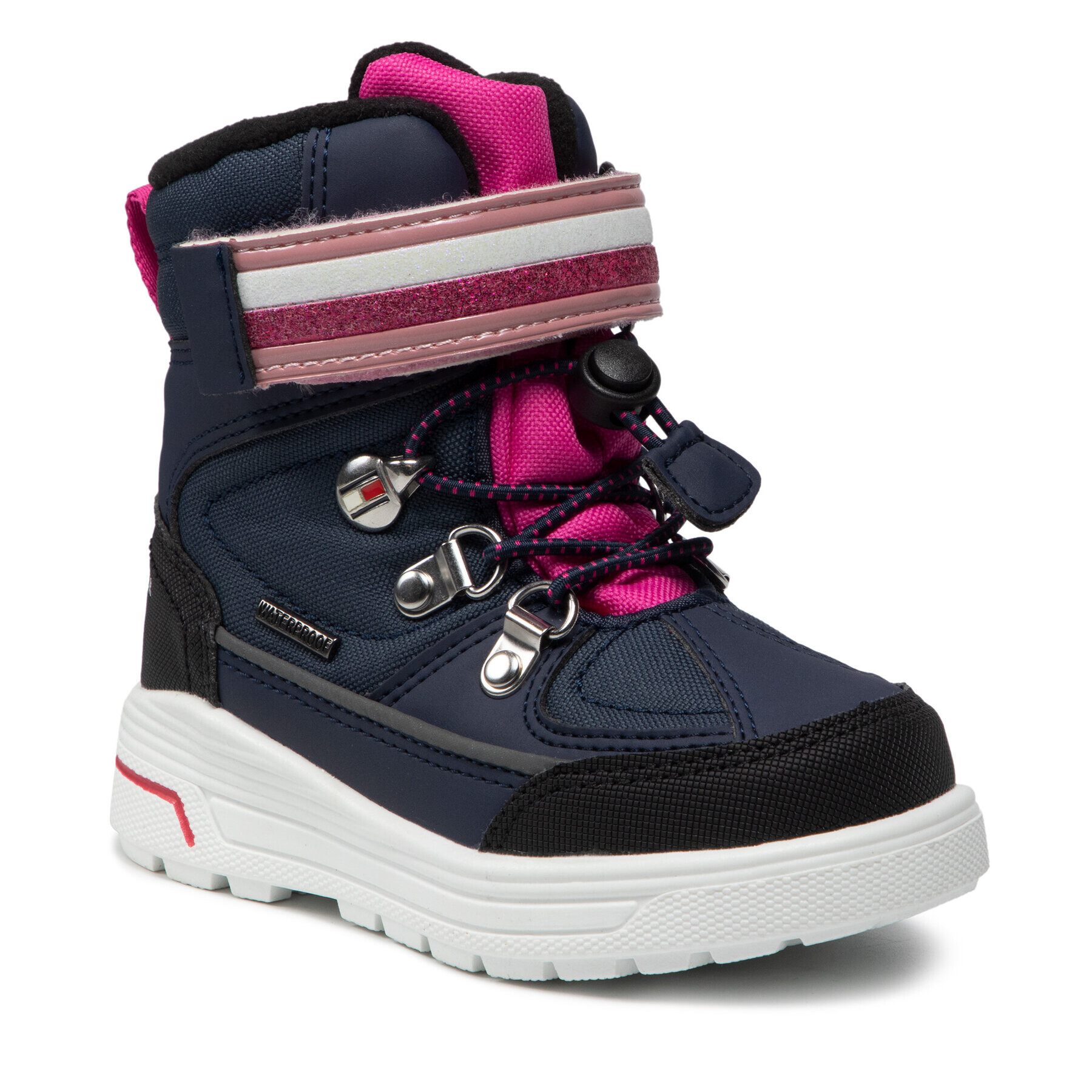 Tommy Hilfiger Hótaposó Technical Bootie T1A5-32031-0279A082 Sötétkék - Pepit.hu