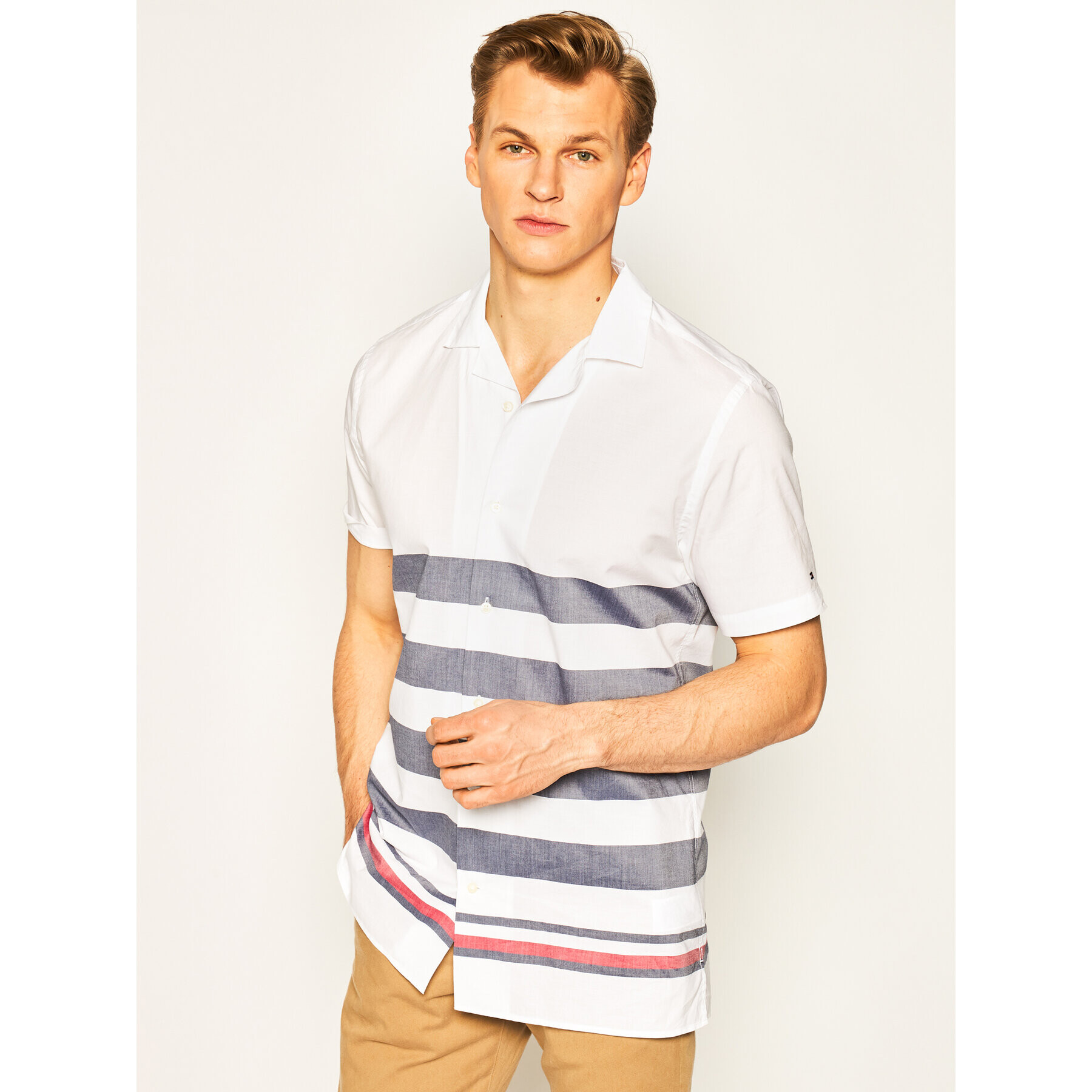 Tommy Hilfiger Ing Breton MW0MW13450 Fehér Regular Fit - Pepit.hu