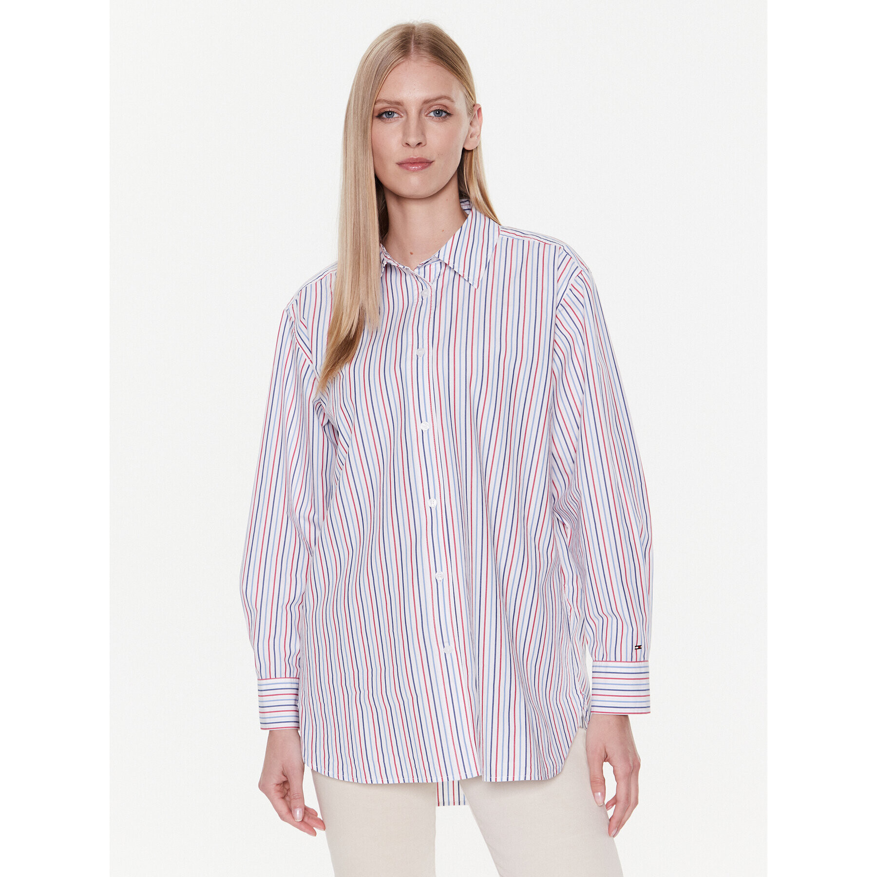 Tommy Hilfiger Ing Gbl WW0WW37141 Fehér Oversize - Pepit.hu