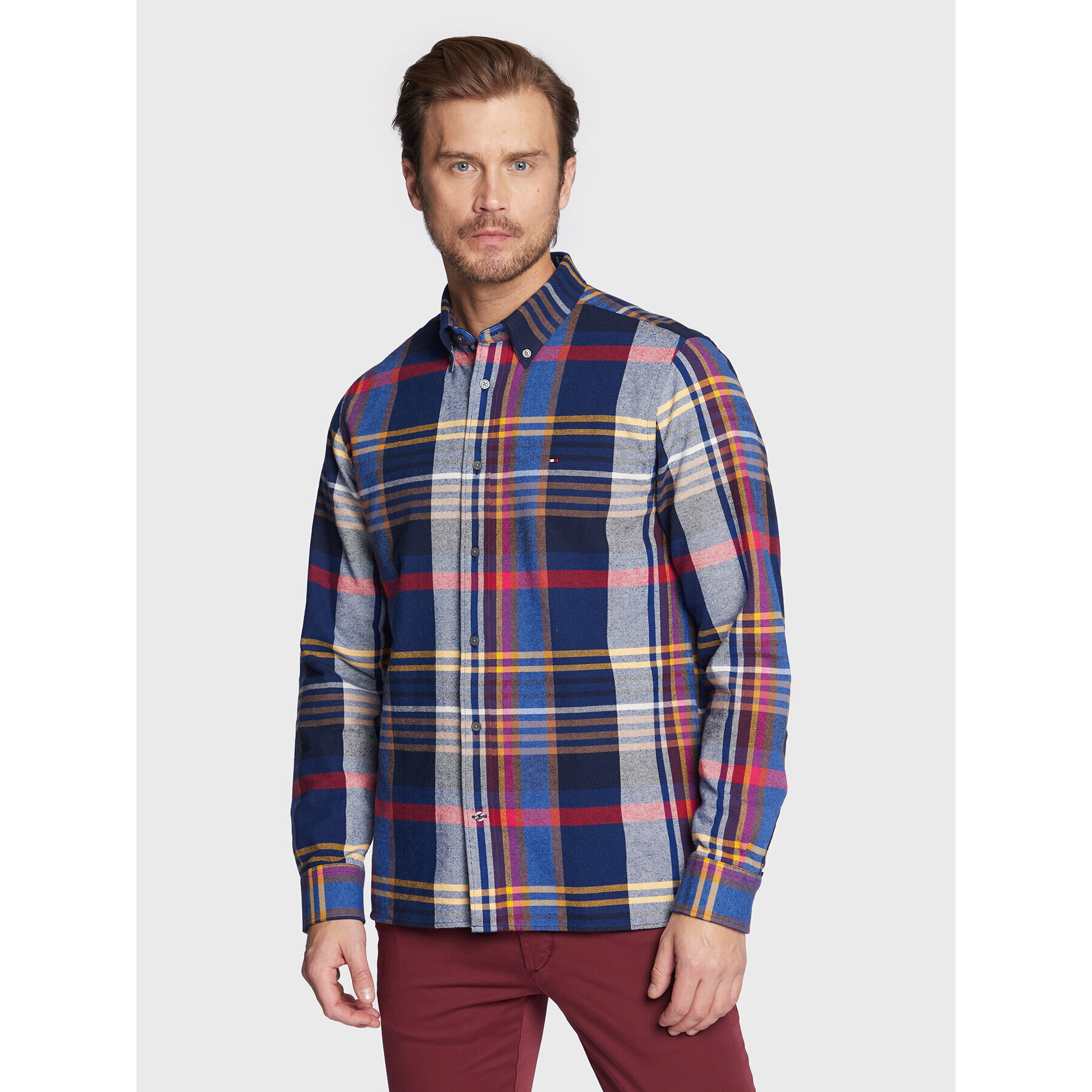 Tommy Hilfiger Ing Multi Check MW0MW28354 Színes Regular Fit - Pepit.hu