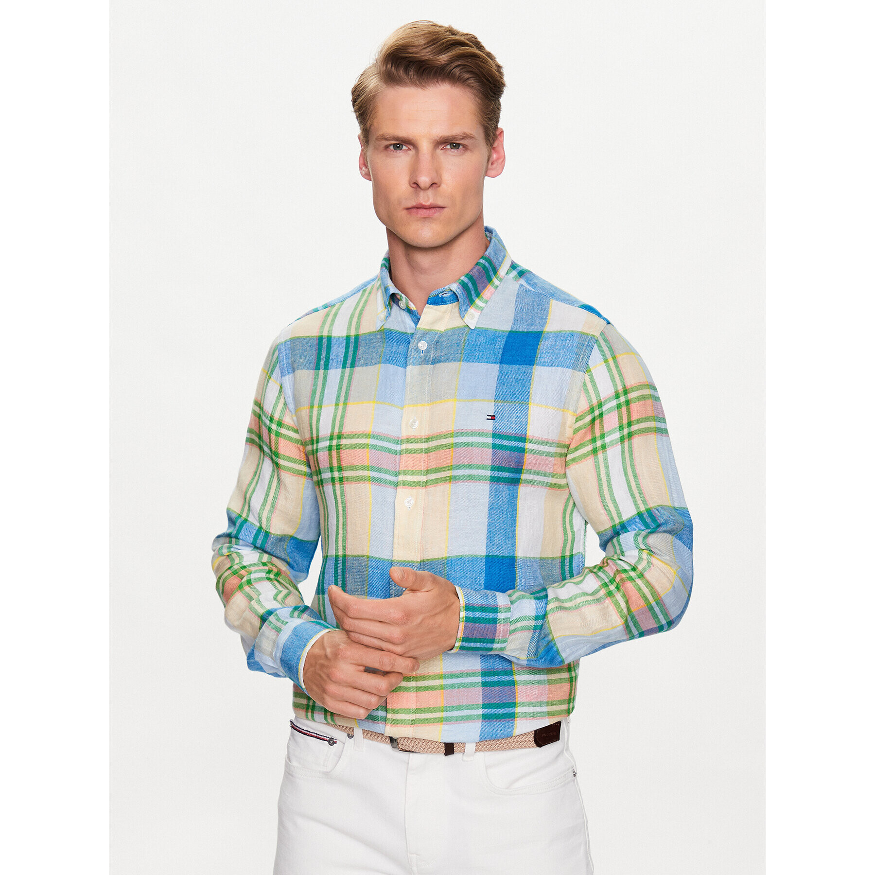 Tommy Hilfiger Ing Multi Check MW0MW31400 Színes Regular Fit - Pepit.hu